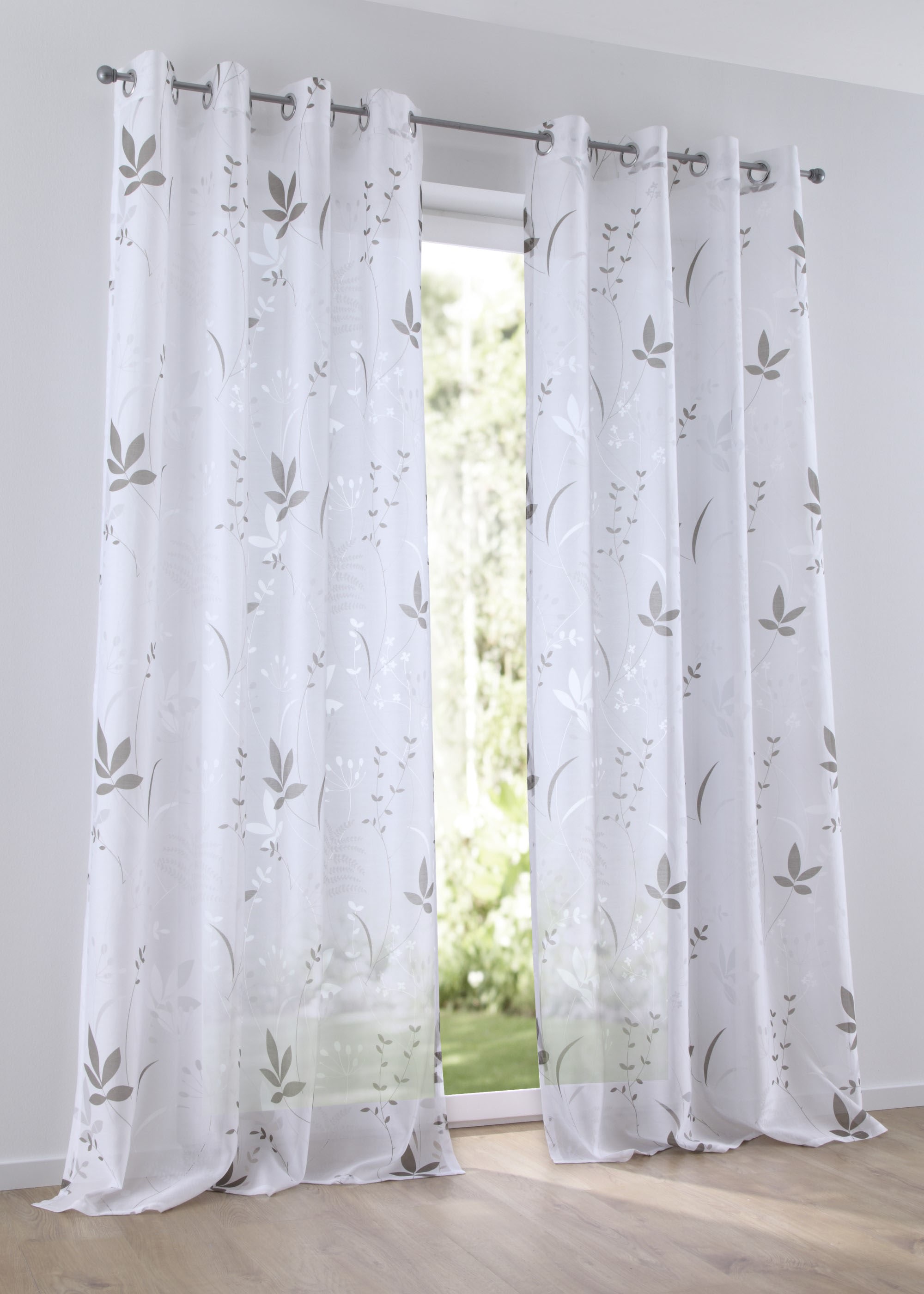 Kutti Vorhang »Dandelion«, (1 St.), bedruckt Gardine Baumwolle-Polyester, Shop halbtransparent, Jelmoli-Online im Ausbrenner, entdecken