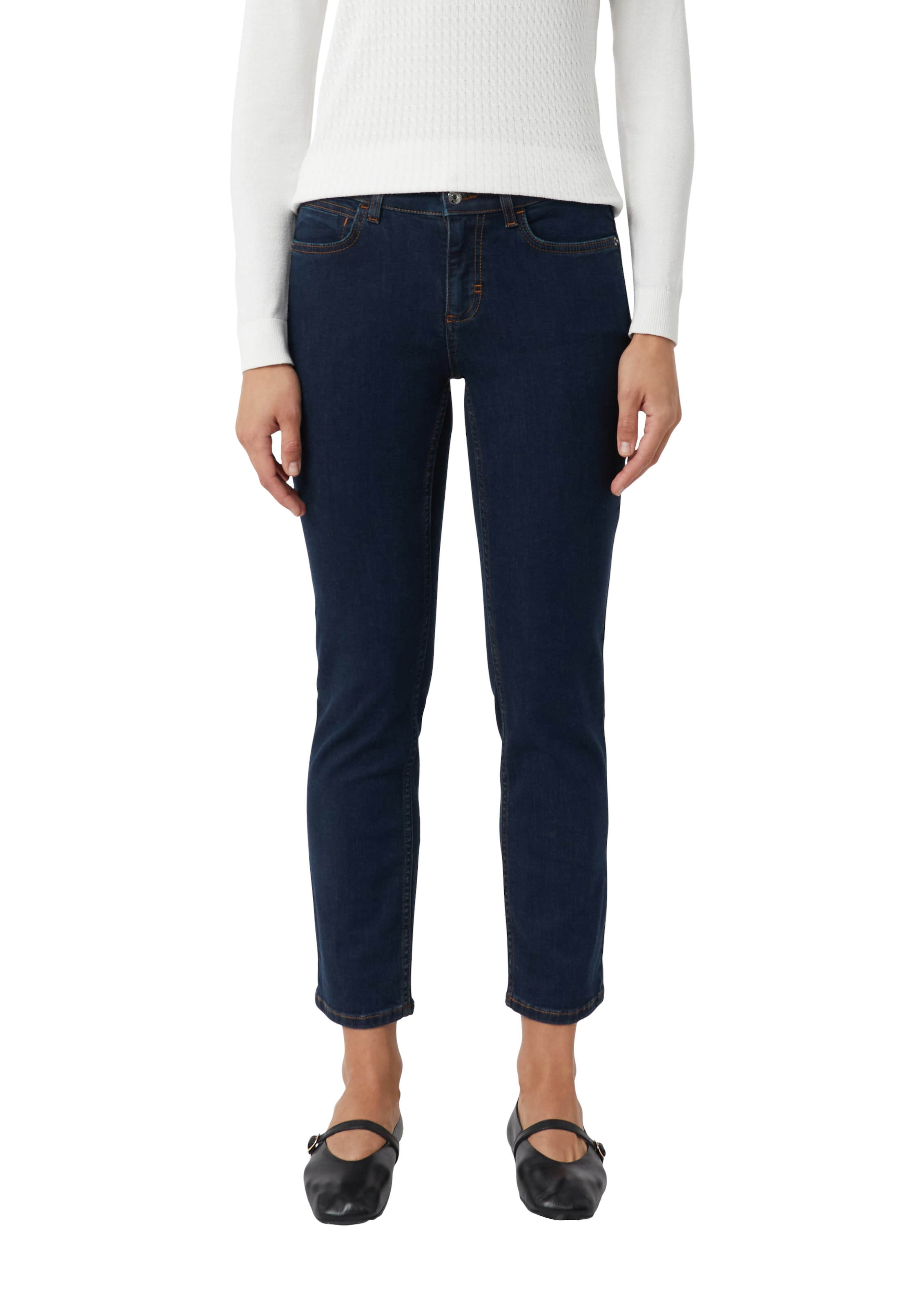 Comma Slim-fit-Jeans im Five-Pocket Style
