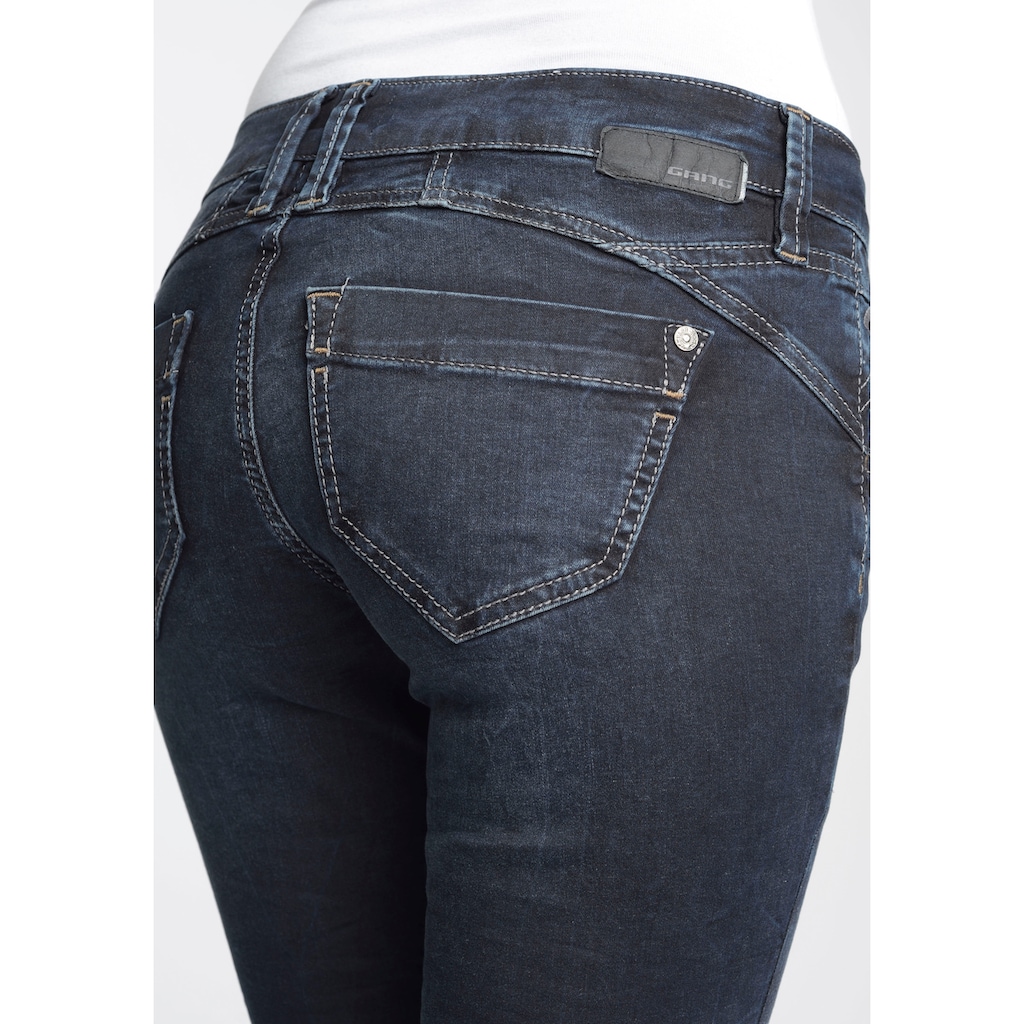 GANG Skinny-fit-Jeans »94Nena«, in authenischer Used-Waschung
