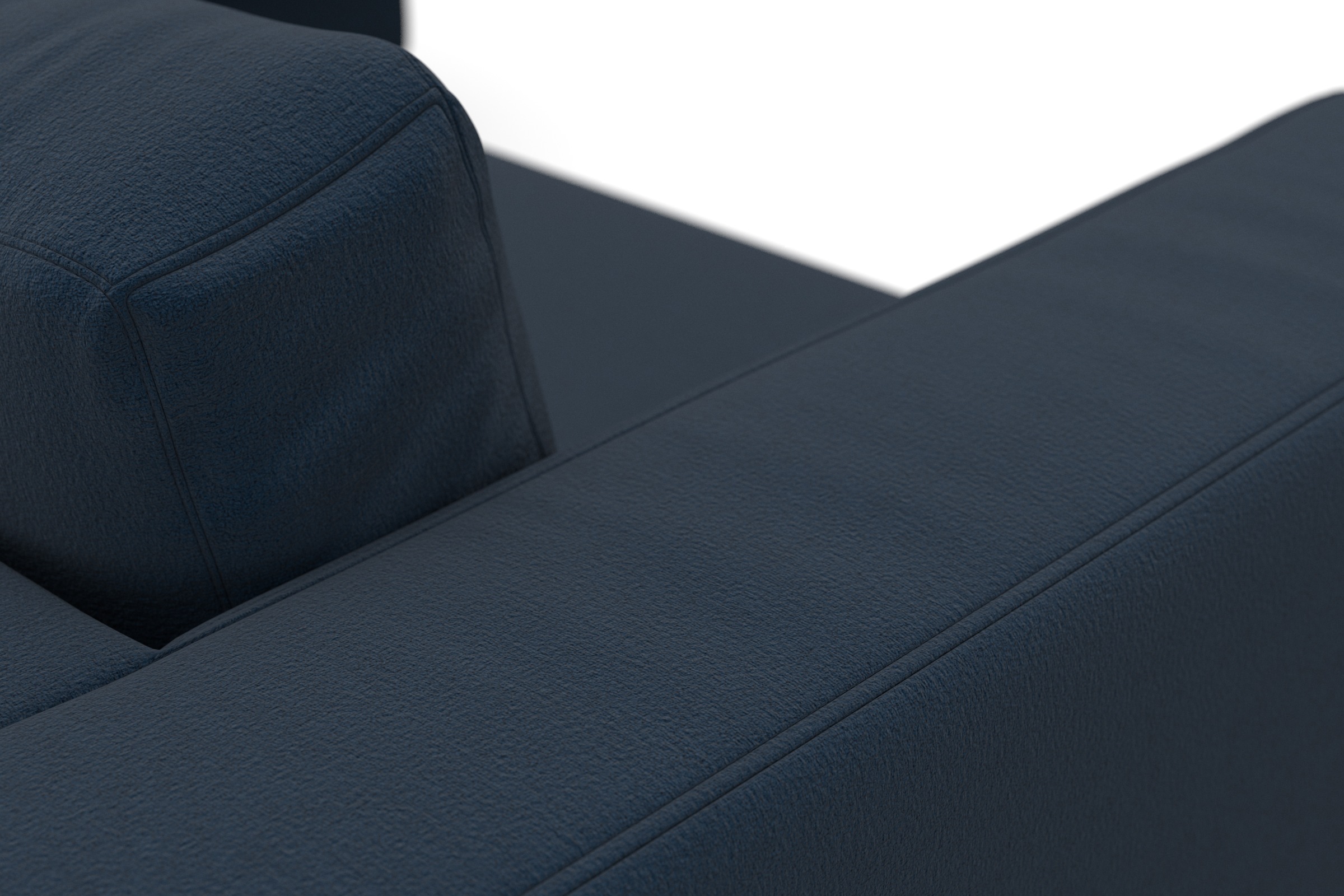 DOMO collection Ecksofa »Modica, zeitlos und elegant, L-Form«, moderne Optik mit extrabreiter Recamiere, auch in Cord