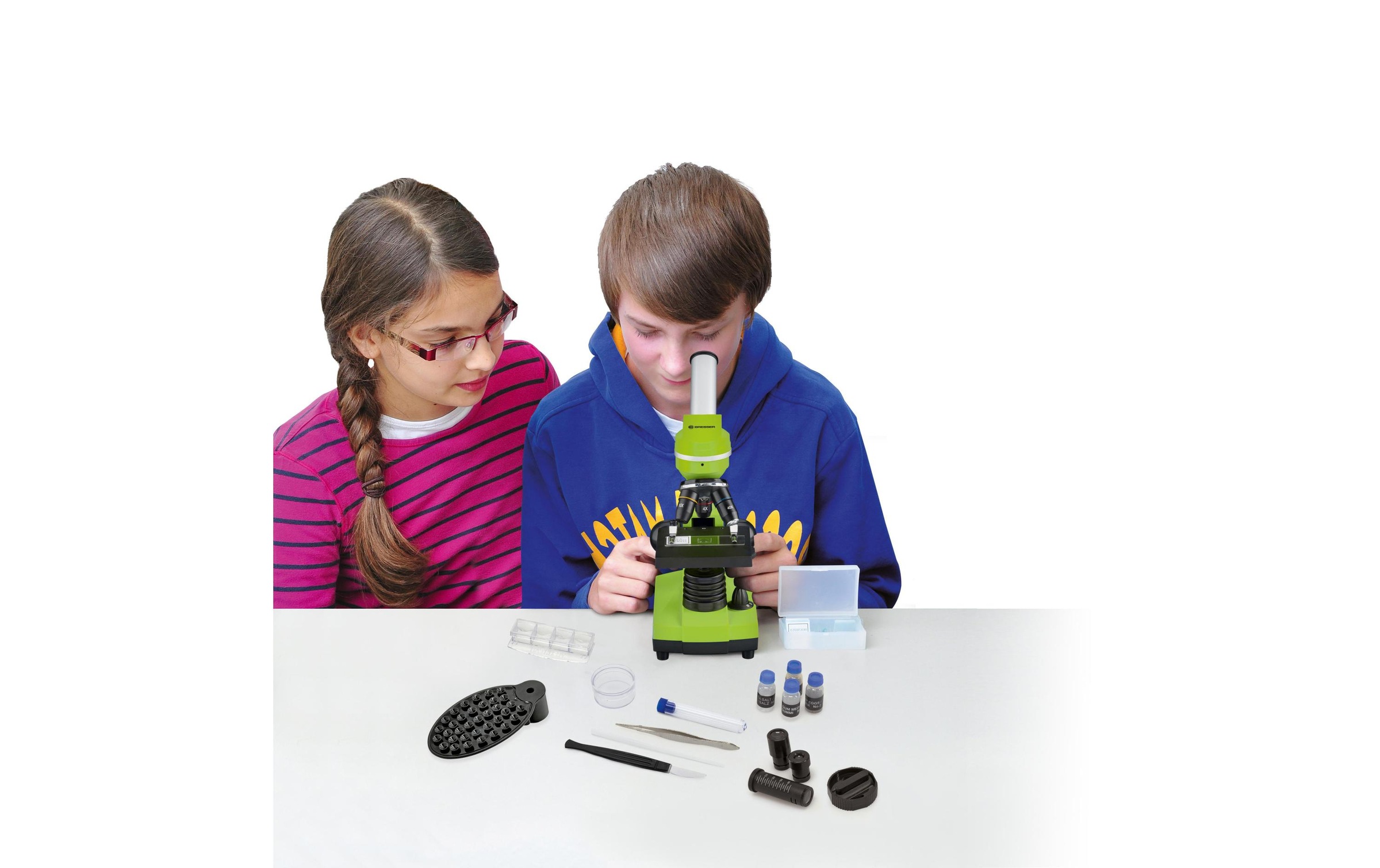 BRESSER junior Kindermikroskop »Junior für Schüler 40x - 160«