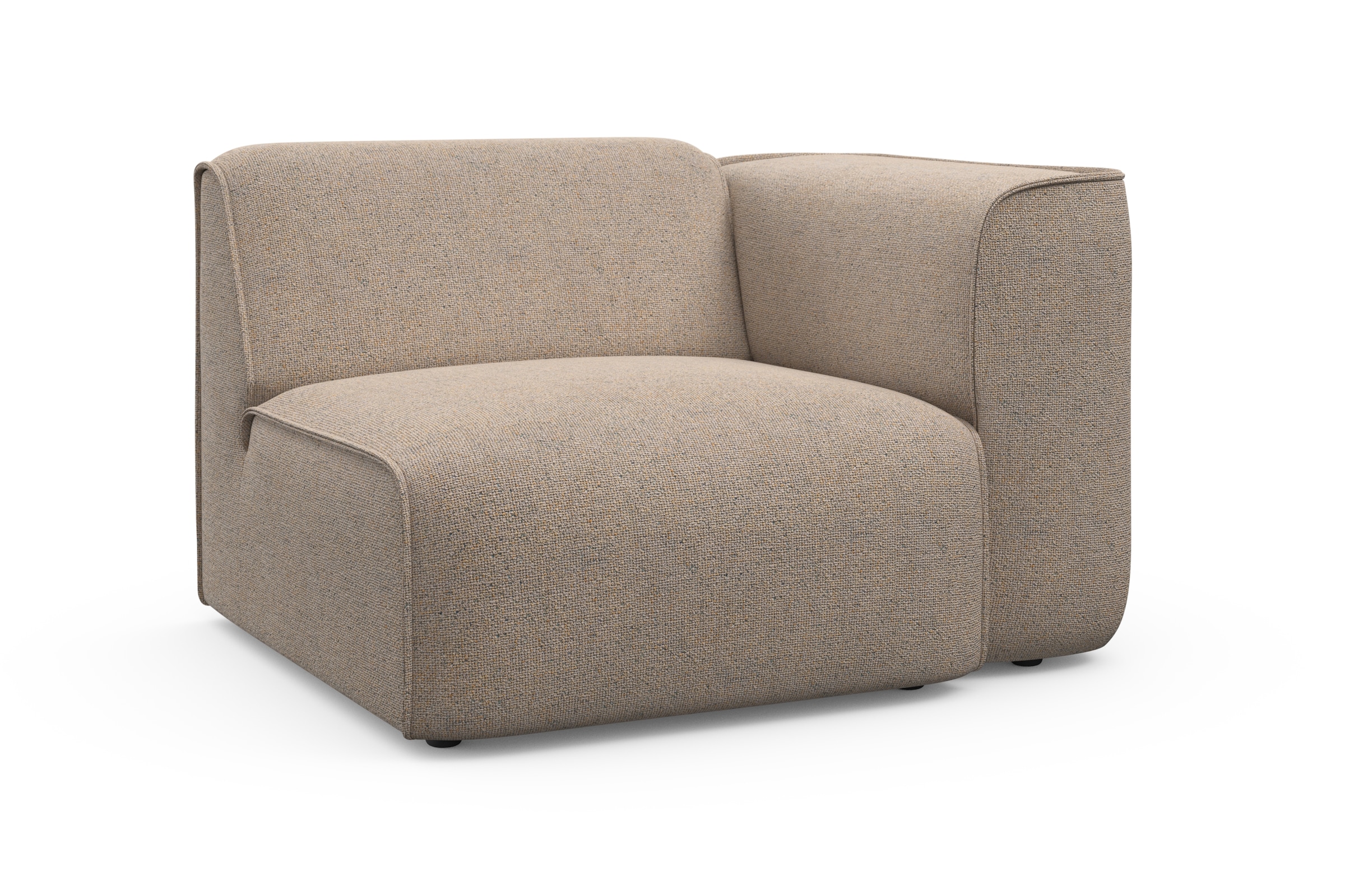 RAUM.ID Sessel »Merid Sofa-Eckelement, Masse B/T/H: 109/97/46 cm«, als Modul oder separat verwendbar, für individuelle Zusammenstellung