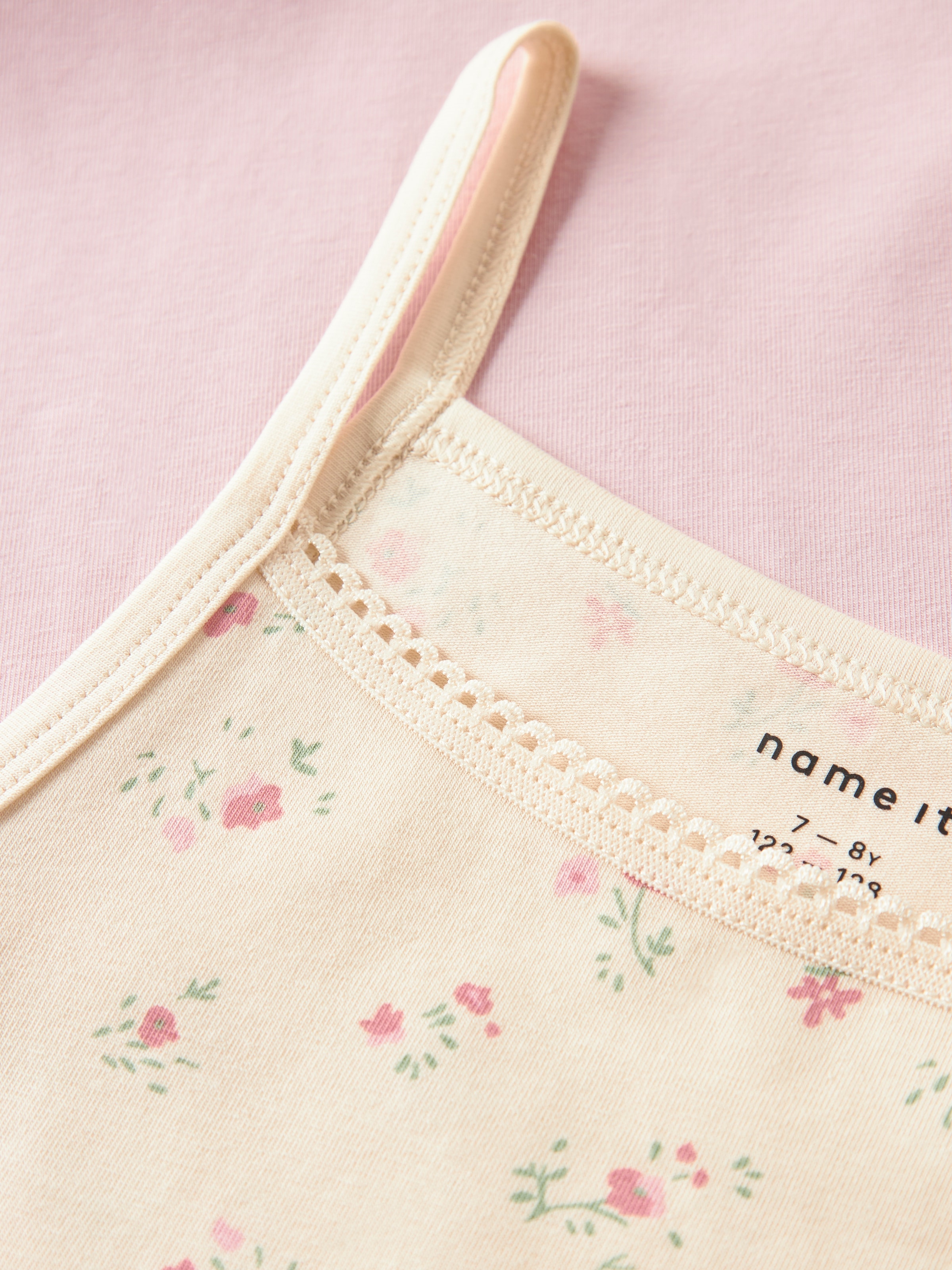 Name It Unterhemd »NKFSTRAP TOP 2P FLOWER NOOS«, (2 St.)