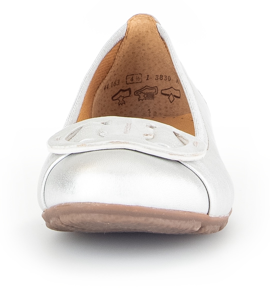 Gabor Ballerina, flache Schuhe, Slipper mit Hovercraft Luftkammern-Laufsohle