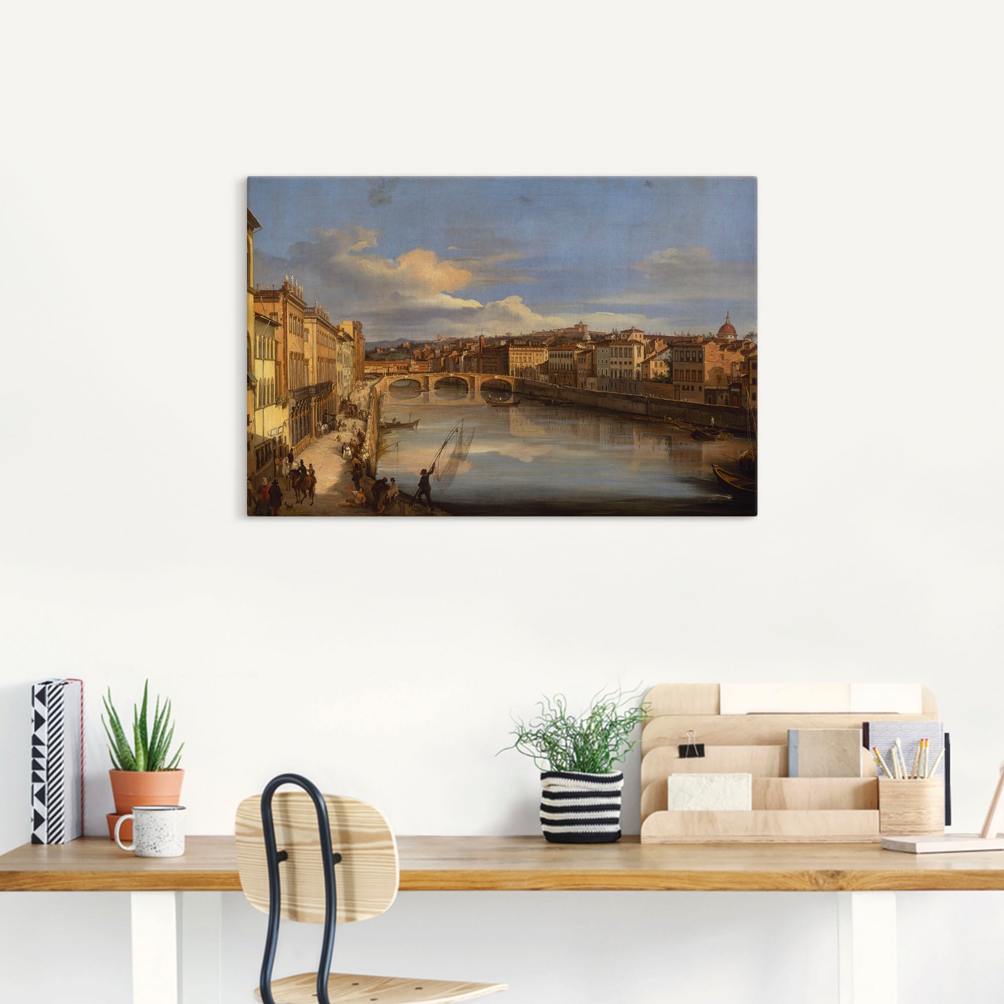 Artland Wandbild »Ein Blick auf den Arno«, Florenz, (1 St.), als  Leinwandbild, Poster, Wandaufkleber in verschied. Grössen online shoppen |  Jelmoli-Versand