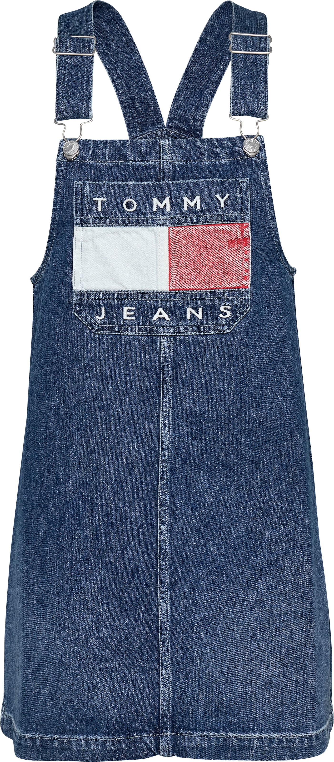 Tommy Jeans Jeanskleid »PINAFORE DRESS DH6031 EXT«, mit grossem Logo