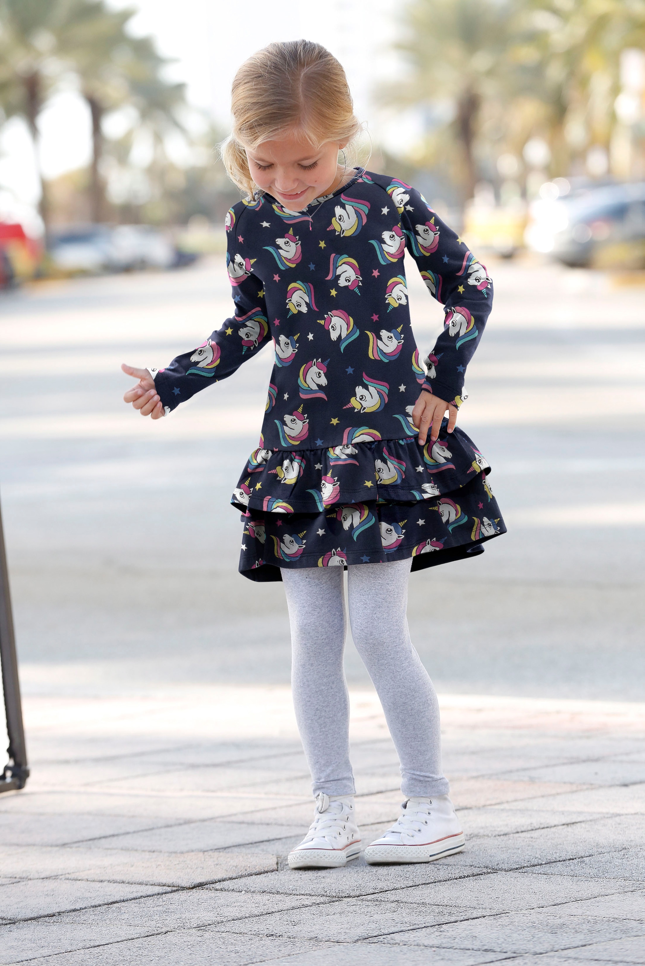 KIDSWORLD Jerseykleid »für kleine Mädchen«, mit Raglanärmeln günstig kaufen  | Jelmoli-Versand