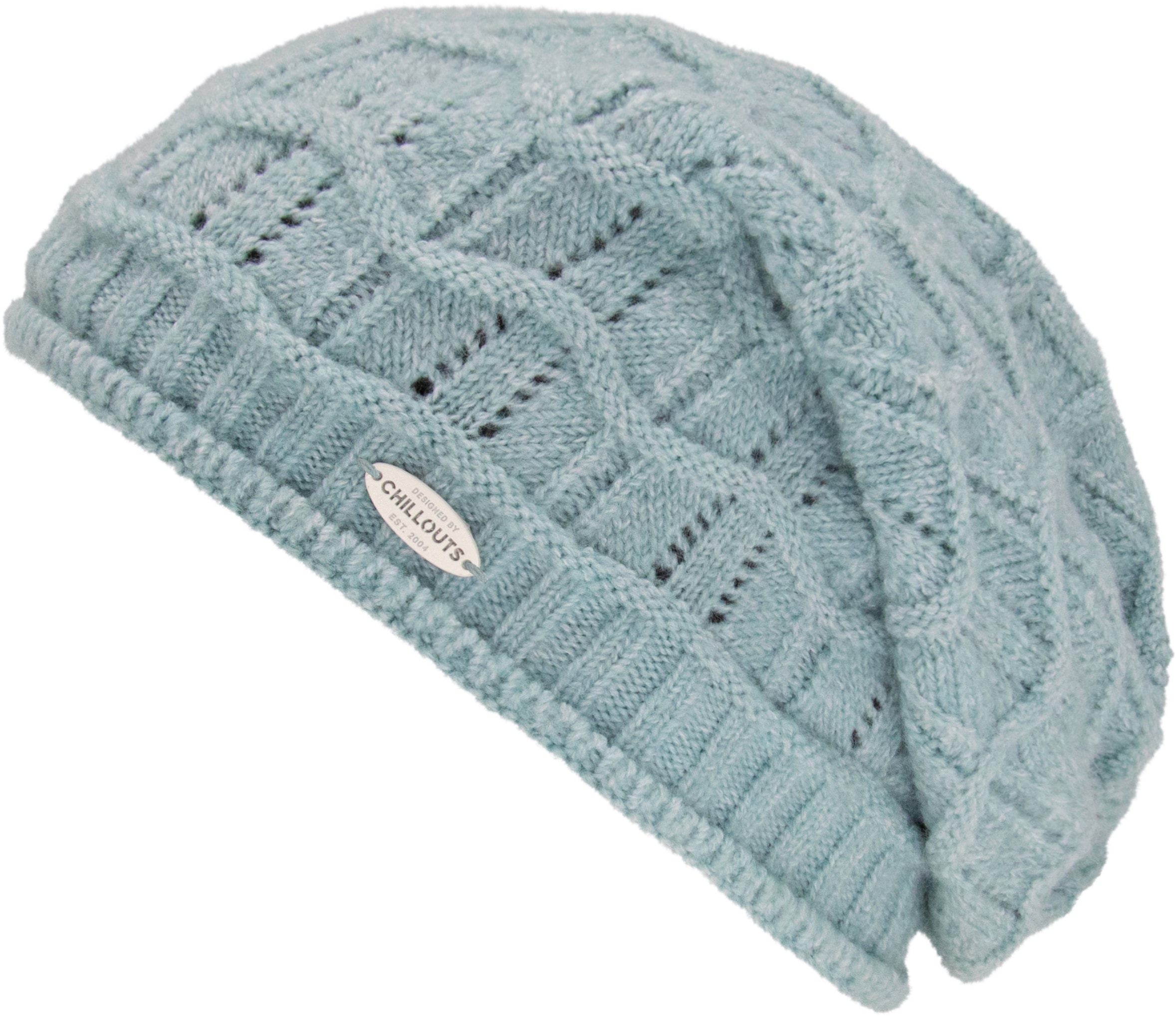 chillouts Beanie »Maira Hat«, mit weichem Lochstrickmuster