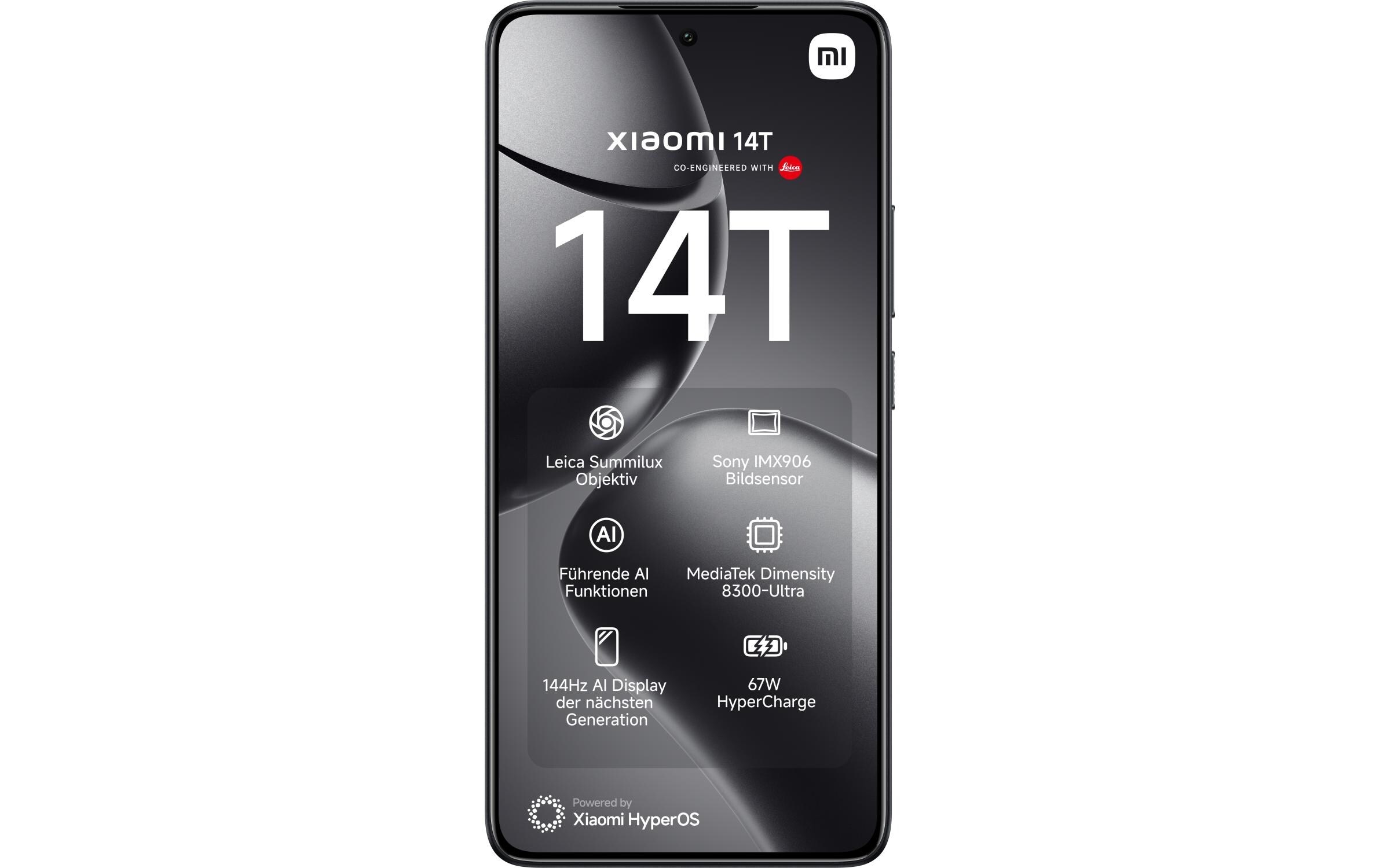 Xiaomi Smartphone »14T 256 GB«, Schwarz, 256 GB Speicherplatz