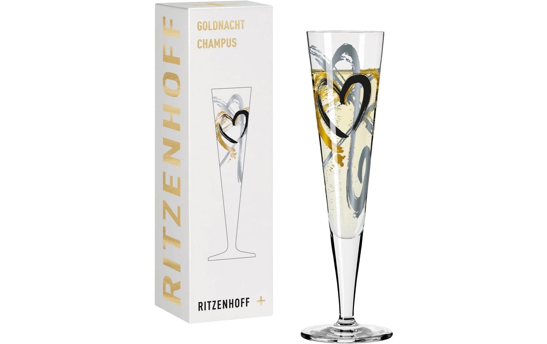 Champagnerglas »Goldfarbennacht No 1. 205 ml, 1 Stück«