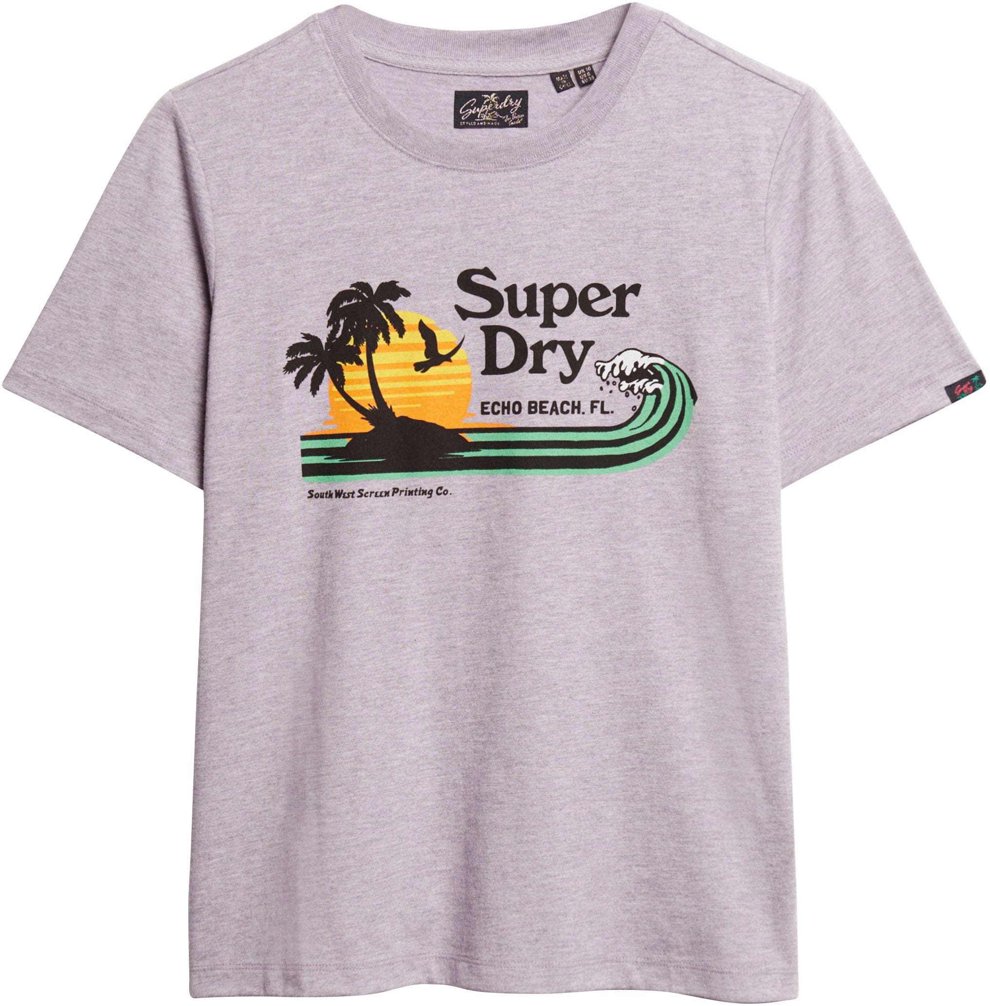 Superdry Print-Shirt »OUTDOOR STRIPE RELAXED T SHIRT«