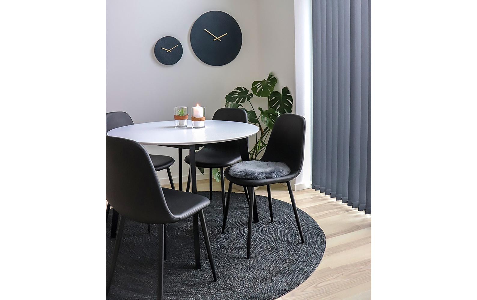 House Nordic Fellteppich »Nordic grau«, rund, - mm Höhe