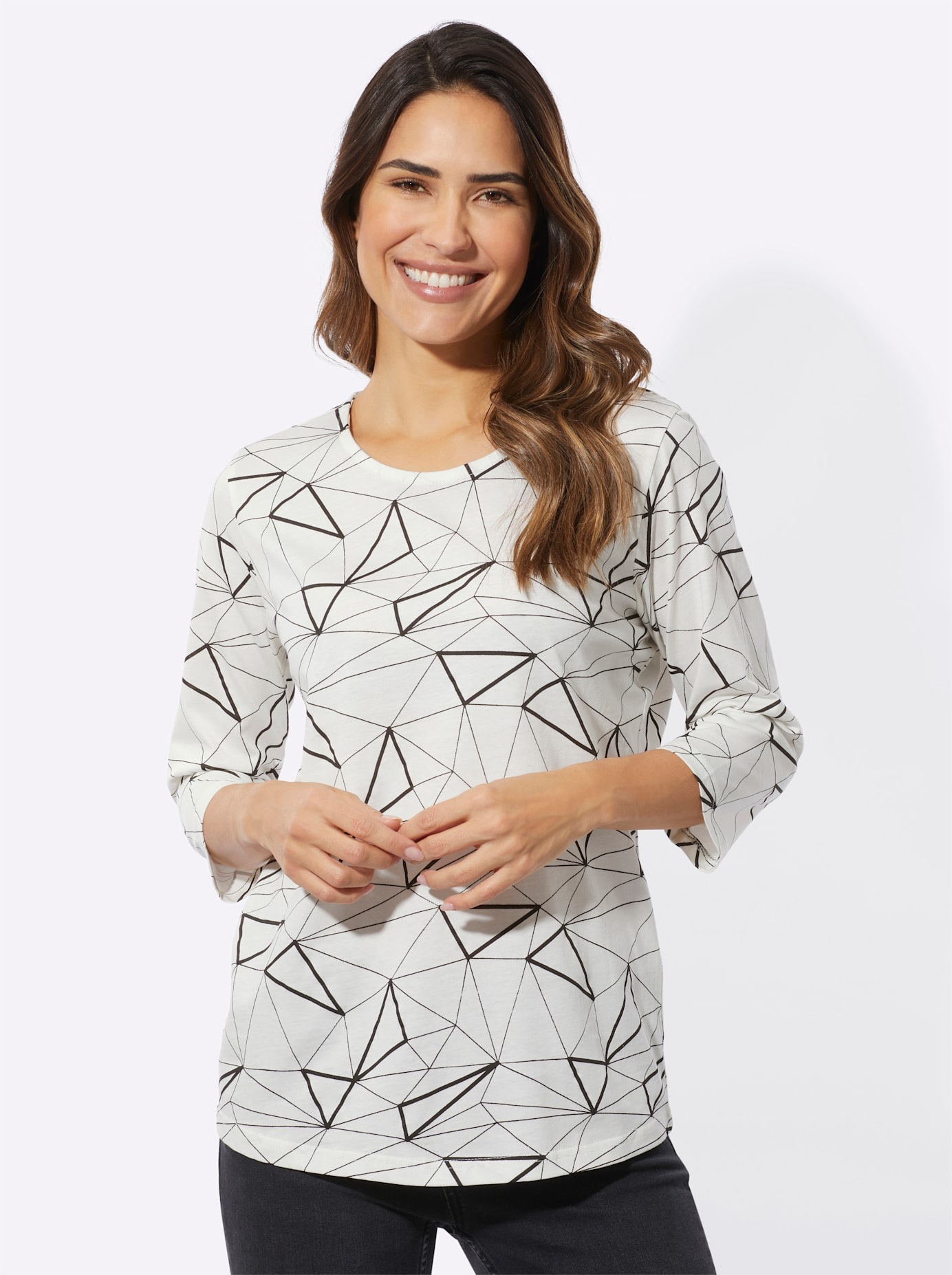Classic Basics Rundhalsshirt »3/4-Arm-Shirt« 1 Stk.