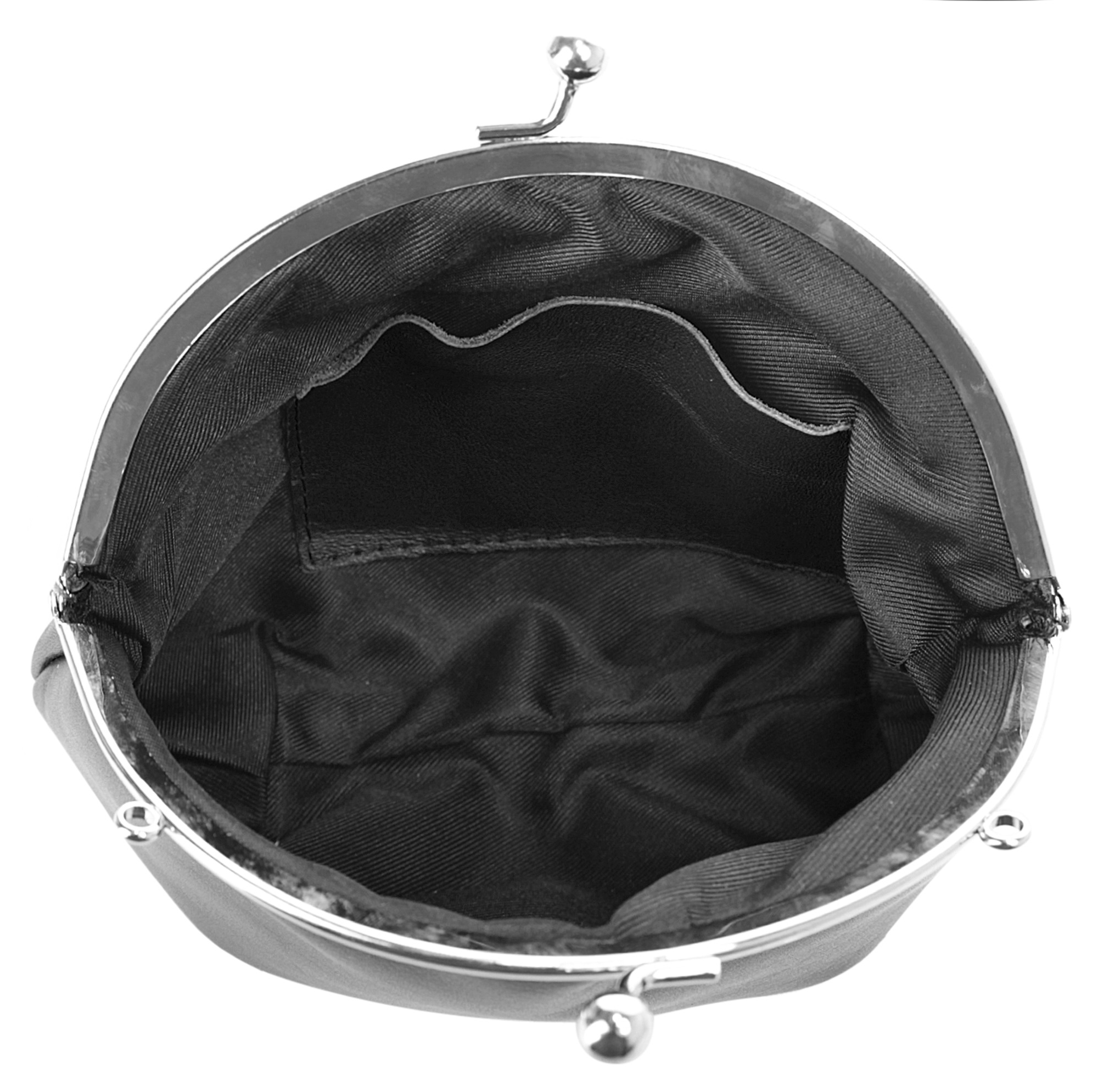 Samantha Look Abendtasche, echt Leder, Made in Italy