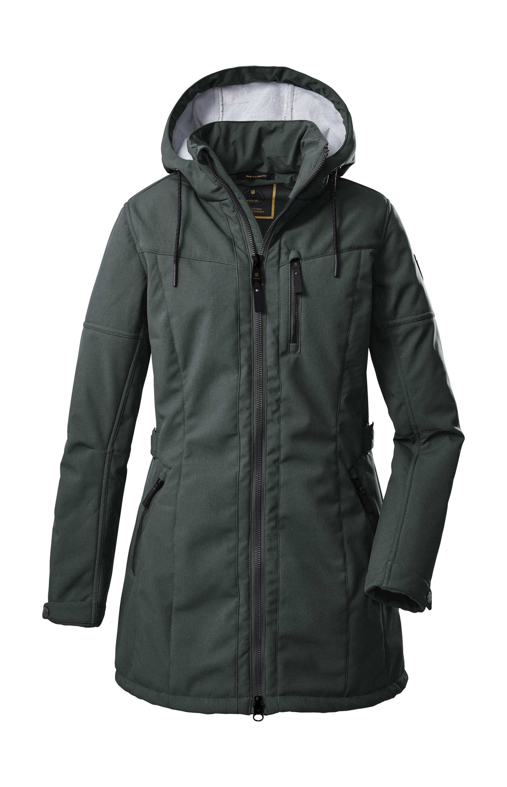 G.I.G.A. DX by killtec Softshellparka »GW 5 WMN SFTSHLL PRK« Damen Softshell Parka: wasserabweisend, winddicht, atmungsaktiv