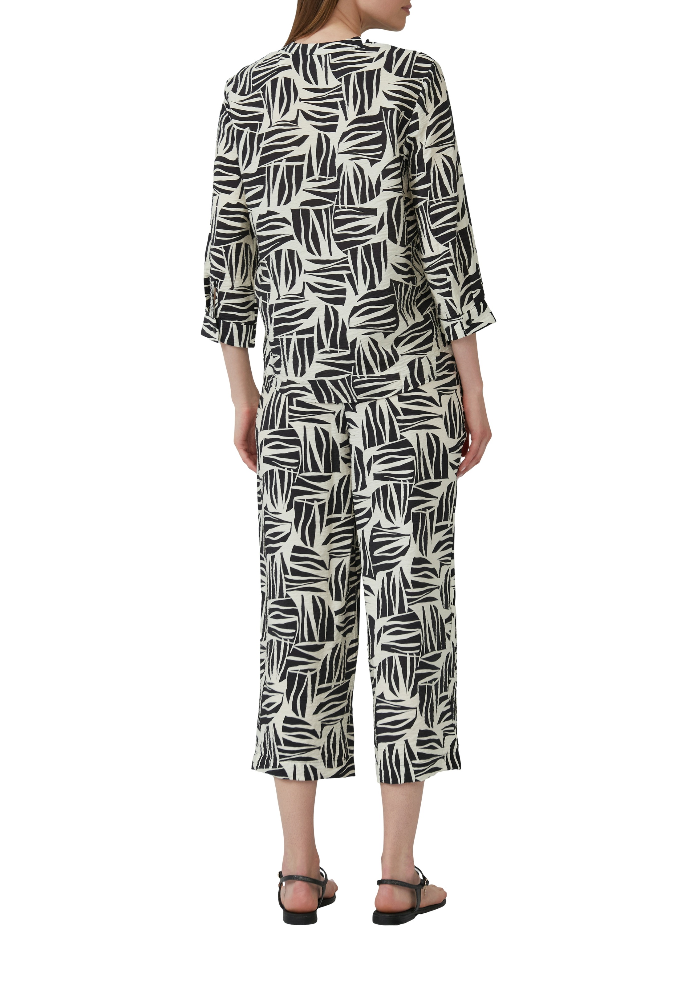s.Oliver Klassische Bluse, mit All-Over Print