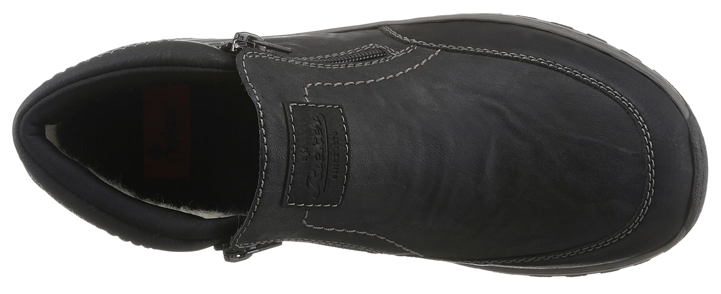 Rieker Winterboots, Winterstiefelette, Halbschuh mit beidseitigen Reissverschlüssen