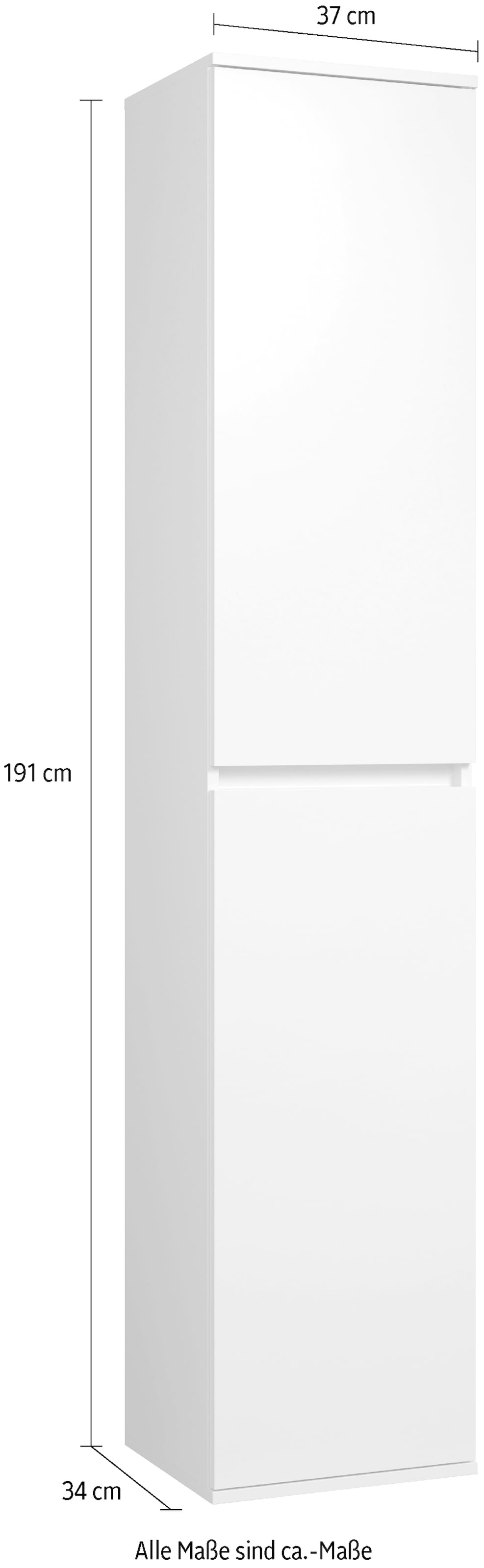 INOSIGN Mehrzweckschrank »Novara«, oder Garderobenschrank - (T/H): 34/191 cm, Breite 37 cm oder 74 cm