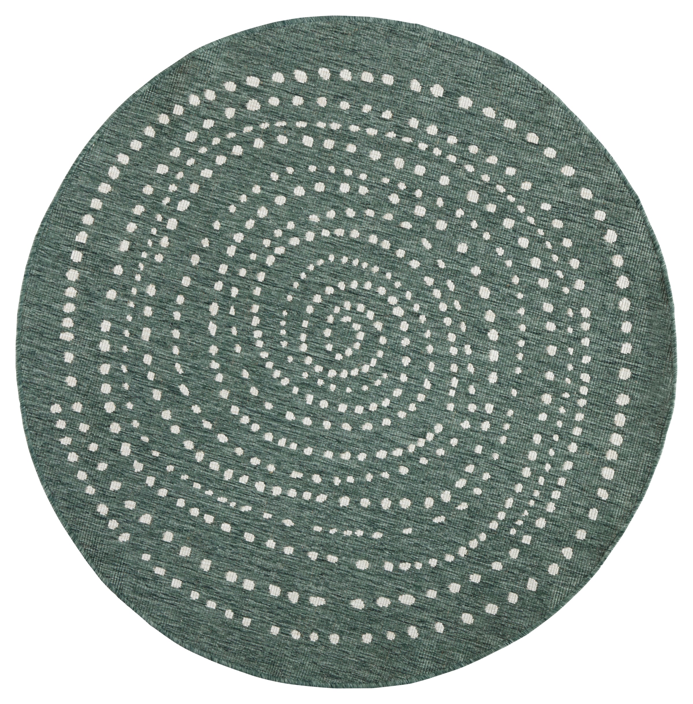 NORTHRUGS Teppich »Bali Wendeteppich«, rund, 5 mm Höhe, In-& Outdoor, Wetterfest, Balkon, Garten, Wohnzimmer, Wasserfest
