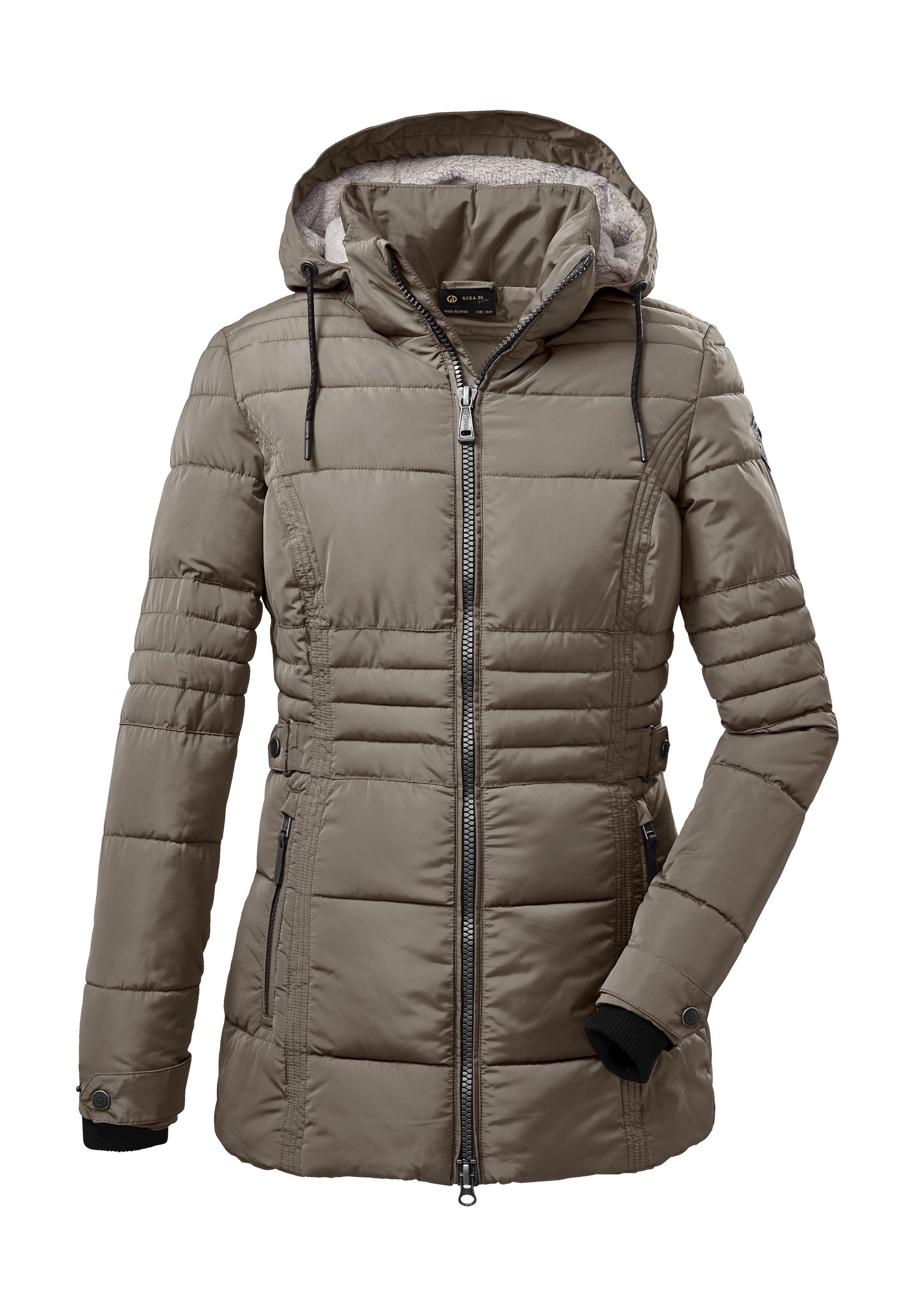 G.I.G.A. DX by killtec Steppjacke »GW 12 WMN QLTD JCKT« Outdoorjacke, wasserabweisend, Kapuze abnehmbar, 2-Wege-Reissverschluss
