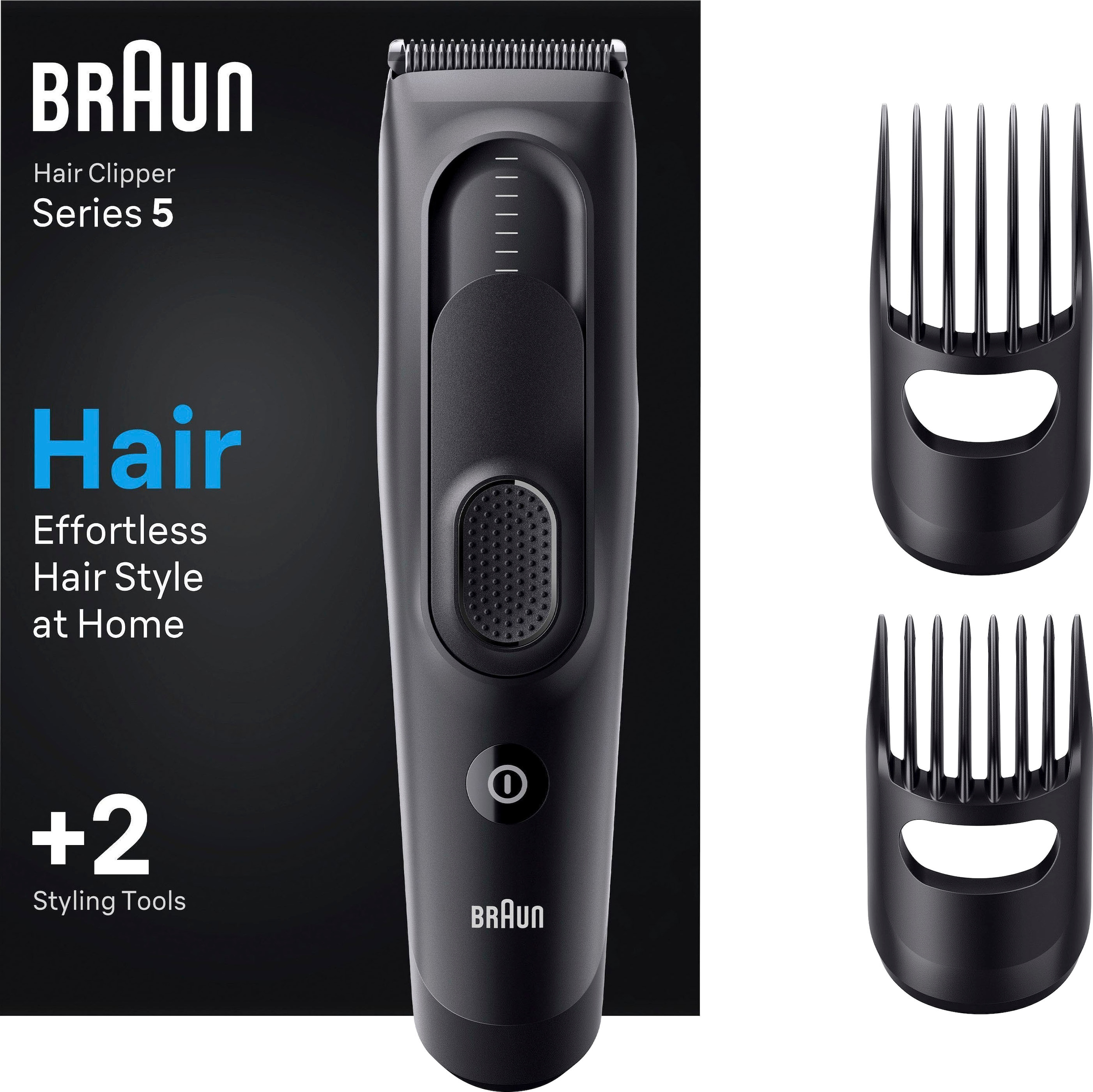 ❤ Braun Haarschneider »Haarschneider HC5330«, 2 Aufsätze, 17  Längeneinstellungen, Abwaschbar kaufen im Jelmoli-Online Shop