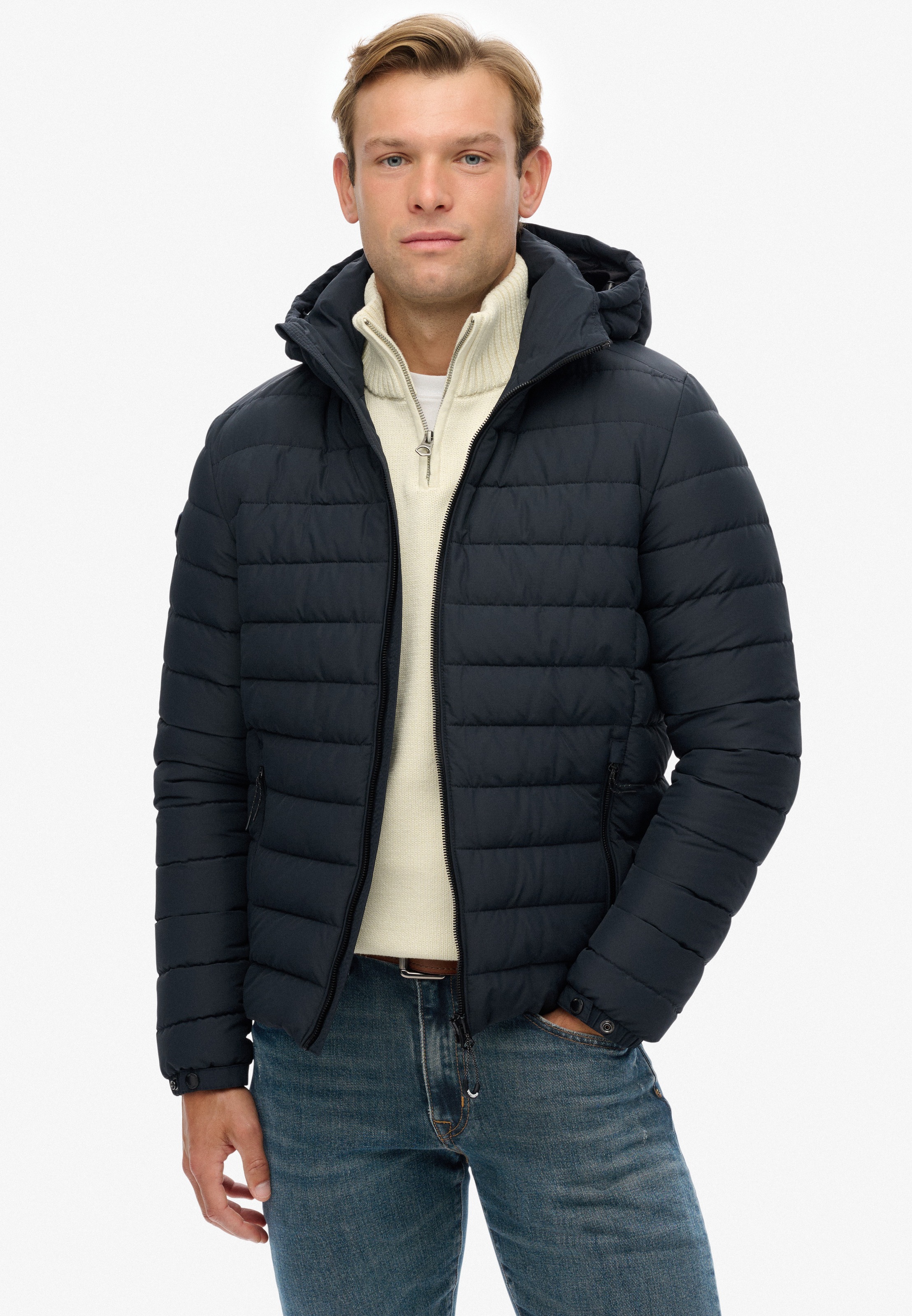 Superdry Steppjacke »HOODED FUJI PADDED JACKET«, mit Kapuze