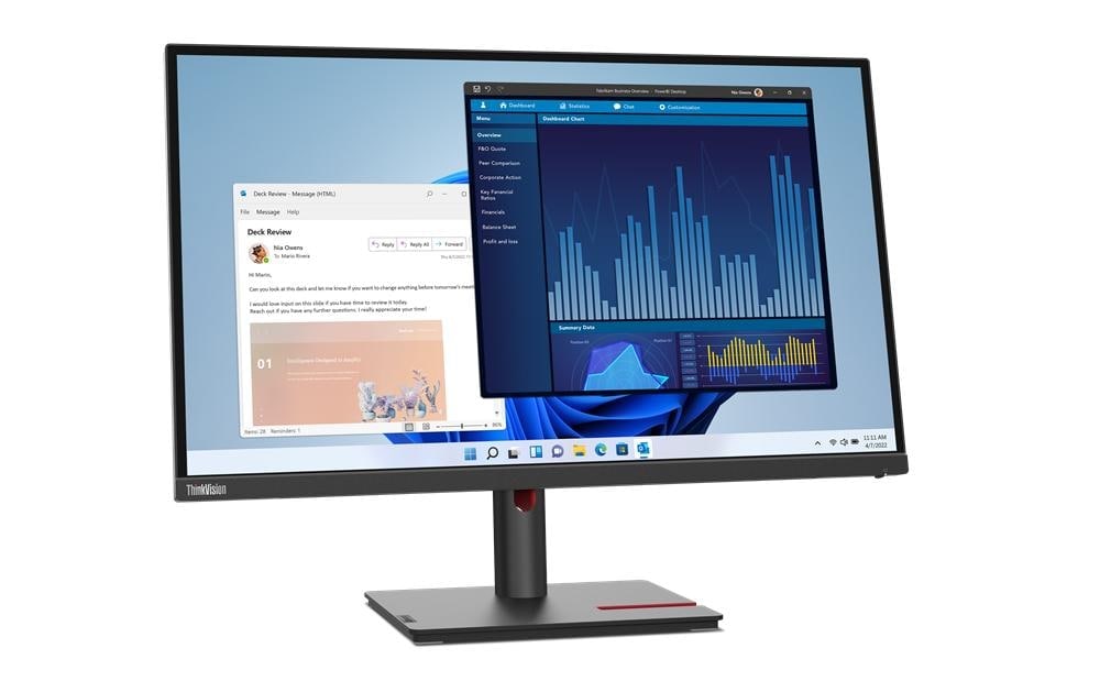 Lenovo Gaming-Monitor »ThinkVision T27p-30«, 68,31 cm/27 Zoll, 3840 x 2160 px, 4K Ultra HD, 6 ms Reaktionszeit, 60 Hz