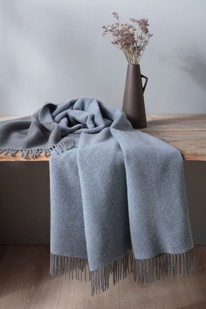 Biederlack Plaid »Plaid Soft Impression im Doubleface-Look«, Wolle-Kaschmir-Mix