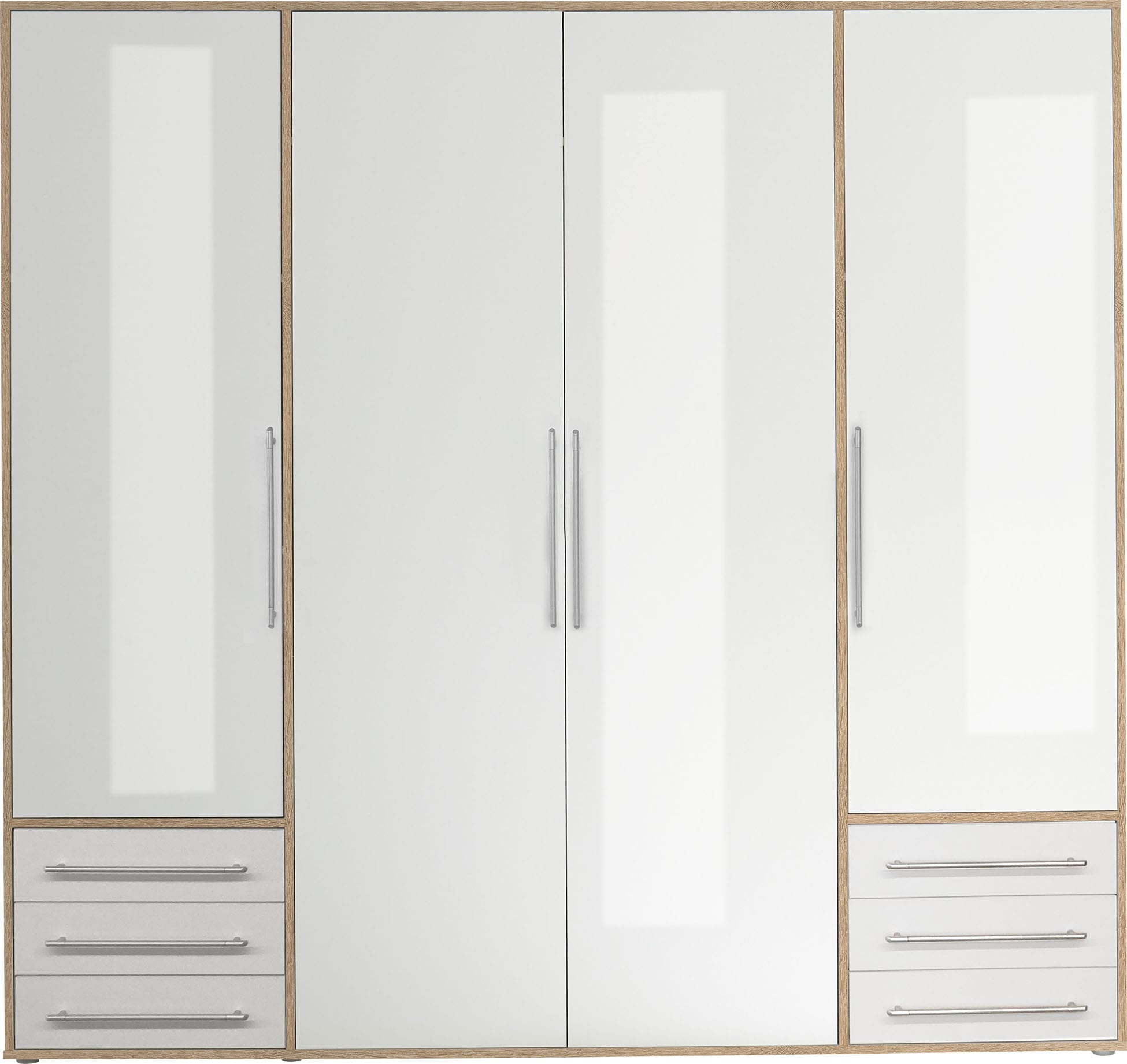 Schlafkontor Drehtürenschrank »Lyss Schrank, Kleiderschrank mit Drehtüren«, in verschiedenen Farben und Grössen erhältlich