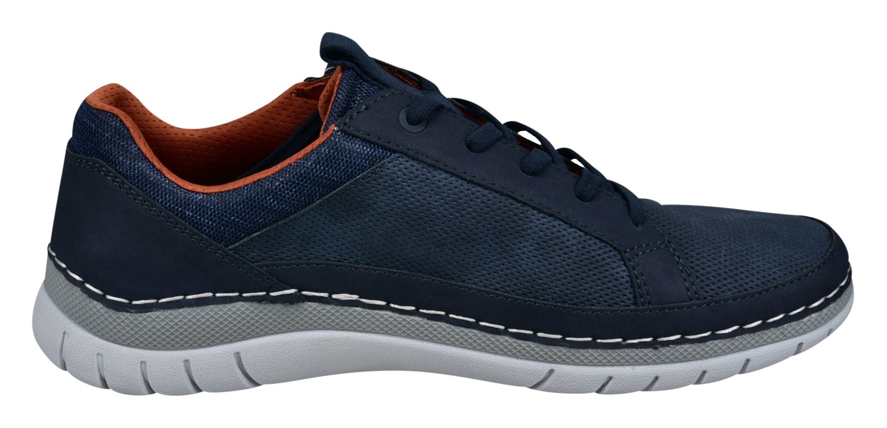 bugatti Slip-On Sneaker, Freizeitschuh, Halbschuh, Slipper mit Kontrast-Rahmennaht