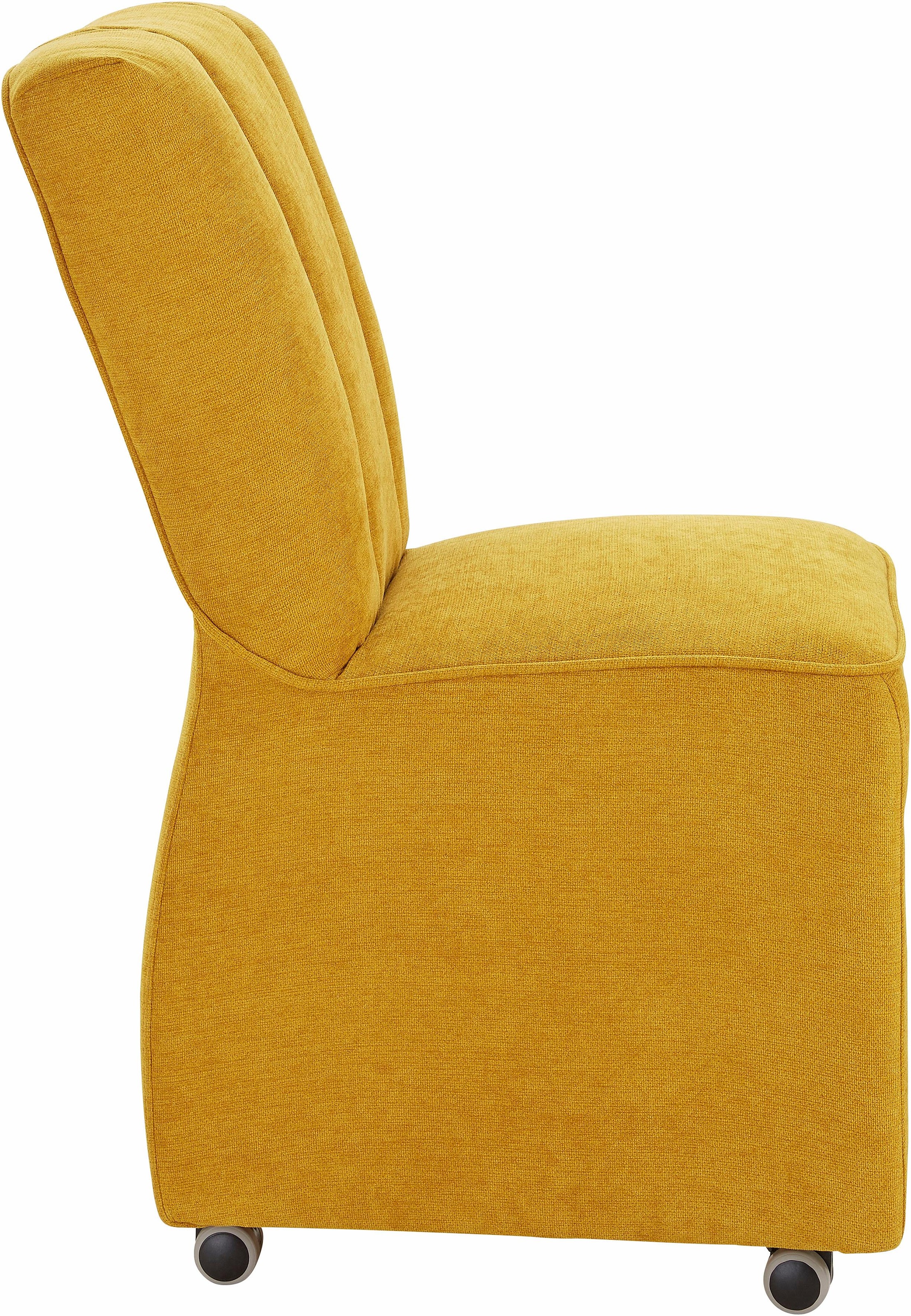 exxpo - sofa fashion Sessel »Costa, Loungesessel, Hochlehnsessel, auf Rollen, Komfortsitzhöhe 53cm«, kompakt und bequem, Breite 52 cm