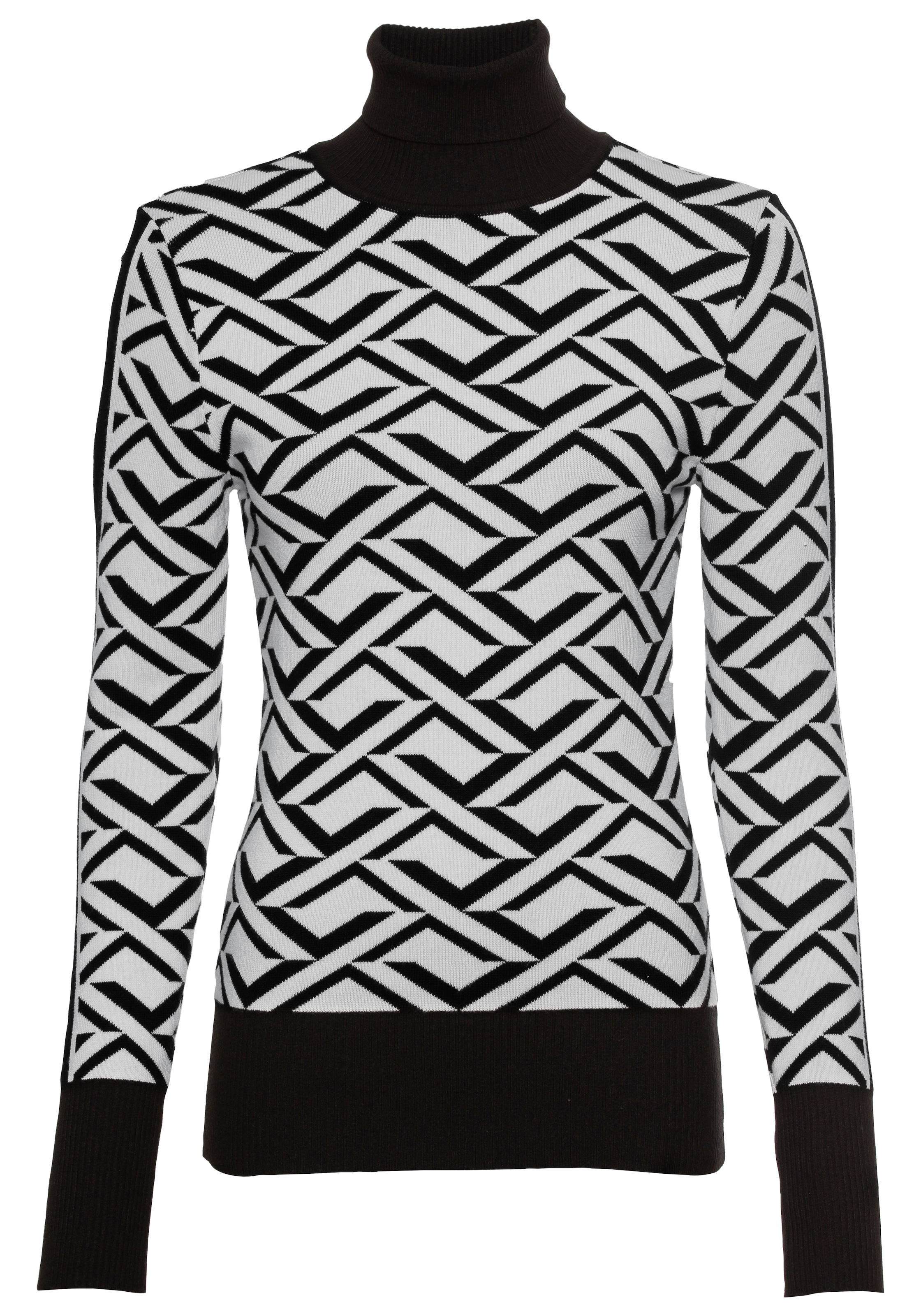 Melrose Rollkragenpullover, mit Jacquard-Muster