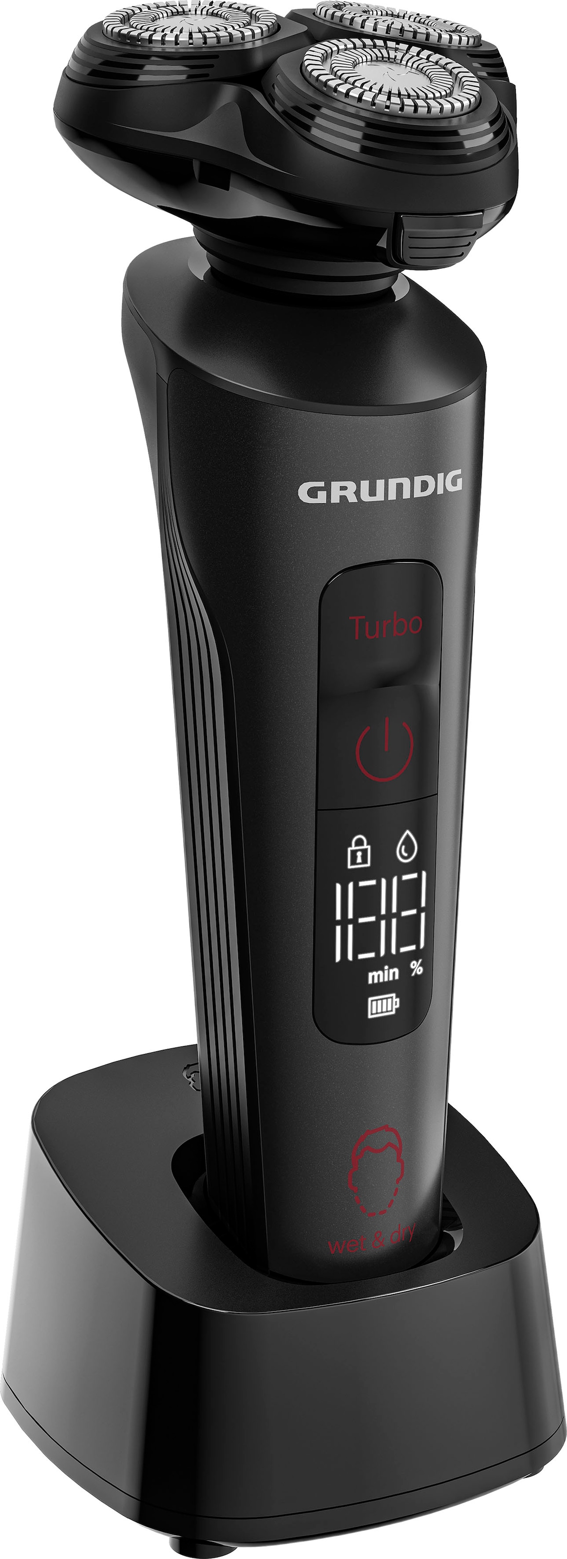 Grundig Elektrorasierer »Herrenrasierer ProClub MS 9130«, 2 St. Aufsätze, Langhaartrimmer