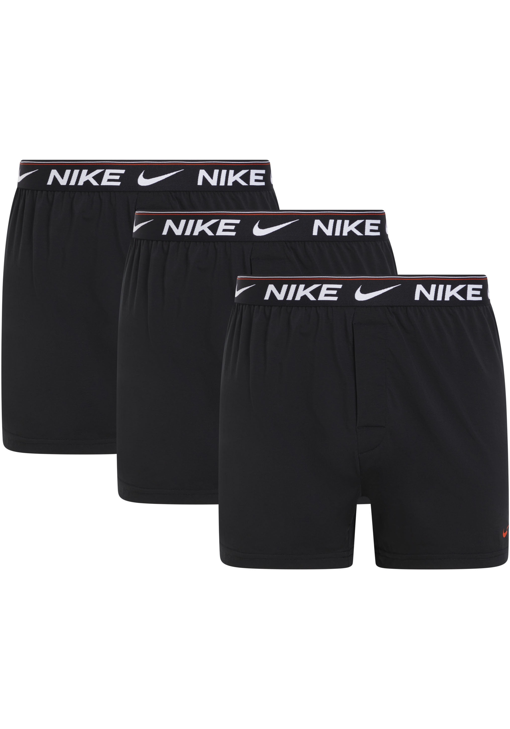 NIKE Underwear Boxershorts »BOXER 3PK« Packung, 3er, 3 Stk. mit Logo auf dem Bund