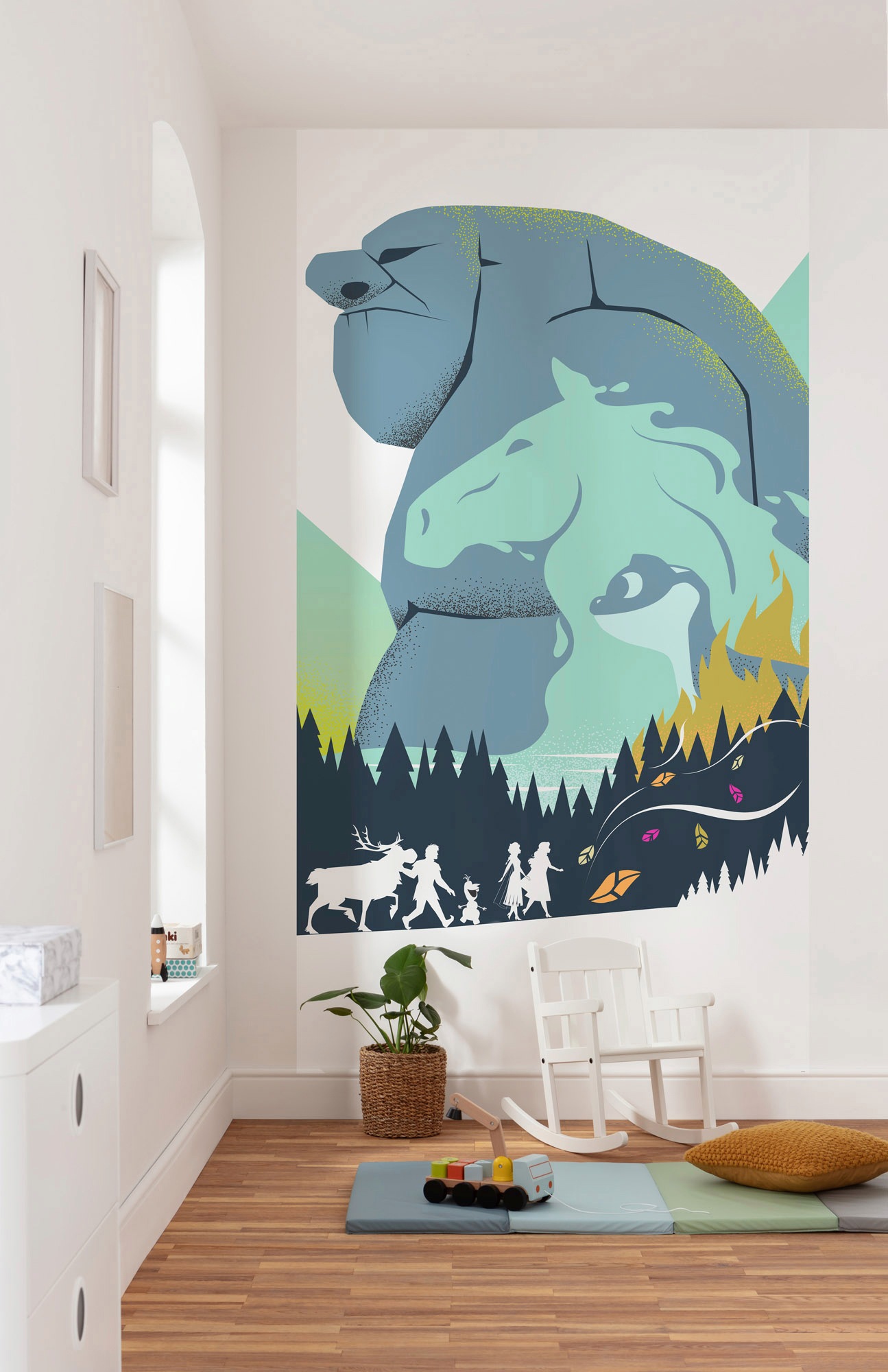 Komar Vliestapete »Digitaldruck Vlies - Frozen Adventure - Grösse 150 x 280 cm«, bedruckt, Kinderzimmer