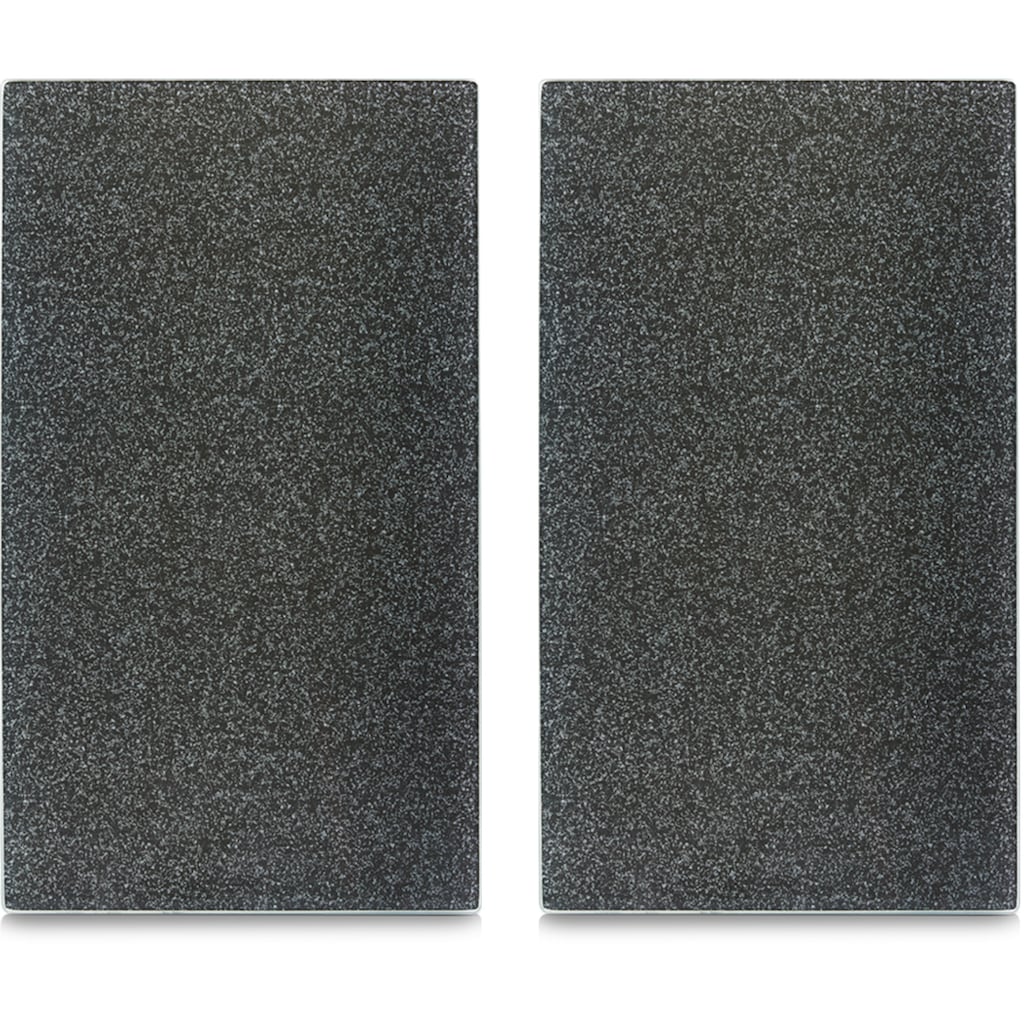 Zeller Present Schneide- und Abdeckplatte »Granit«, (Set, 2 tlg.), mit 6 Elastikfüssen pro Platte