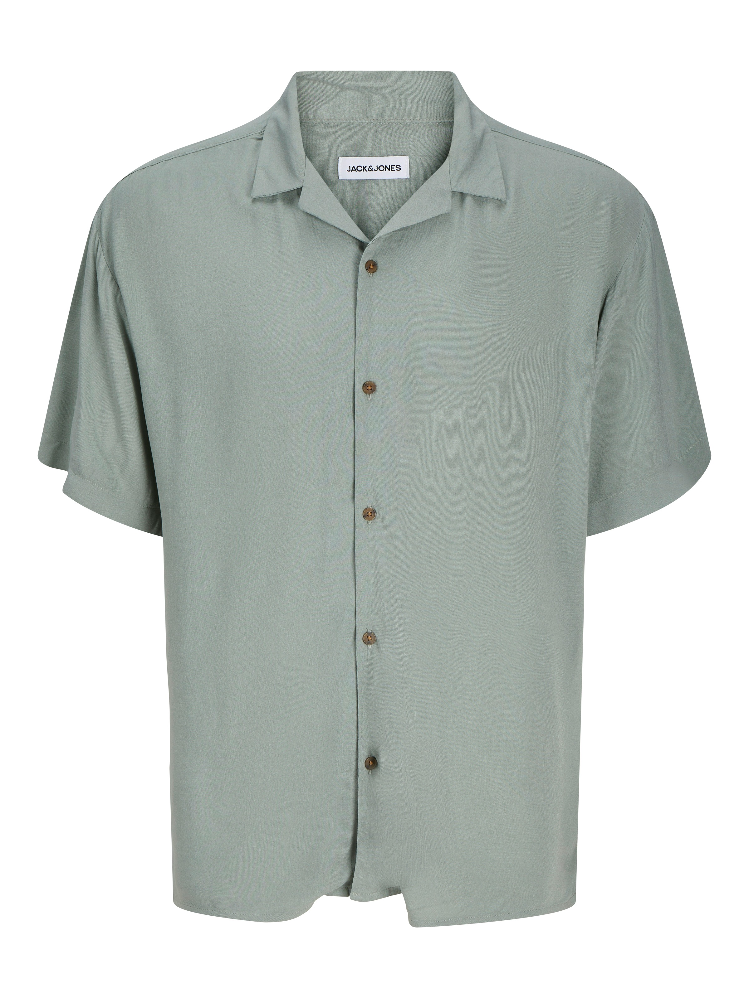 Jack & Jones Kurzarmhemd »JJEJEFF SOLID RESORT SHIRT S/S SN«, mit Resort Kragen