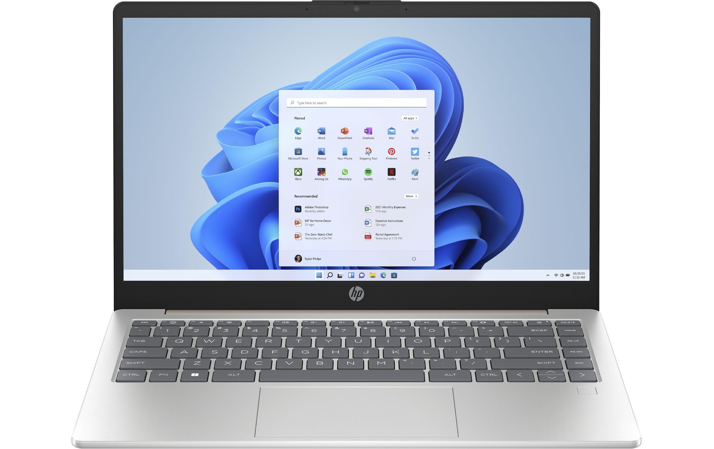 Convertible Notebook »HP Laptop 14-em0428nz,14,FHD,Silver«, / 14 Zoll, AMD