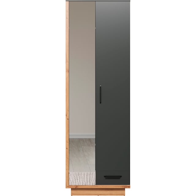 INOSIGN Garderobenschrank »Premont«, (1 St.), mit Spiegel, Masse B/H/T ca.  65/198/40 cm, Soft-Close online shoppen | Jelmoli-Versand