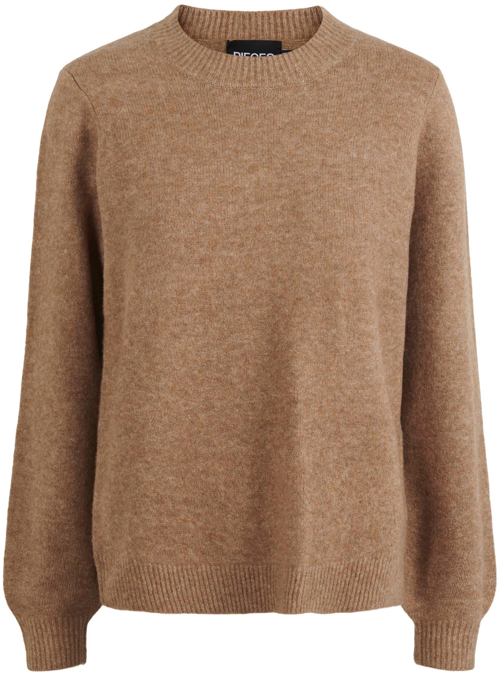 pieces Rundhalspullover »PCJANITA LS O-NECK WOOL KNIT« kaufen