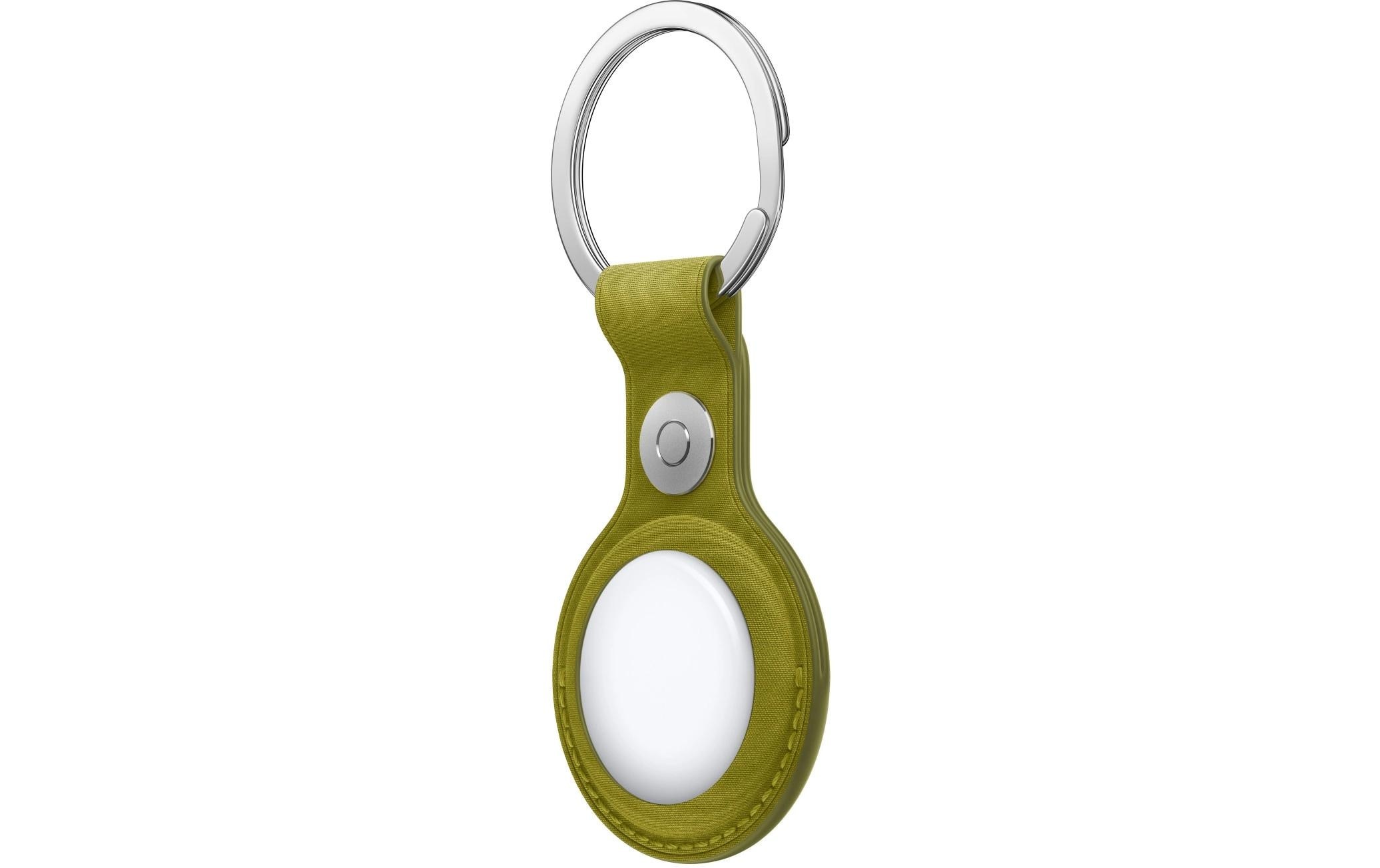 Apple AirTag Schlüsselanhänger aus Feingewebe, Chartreuse