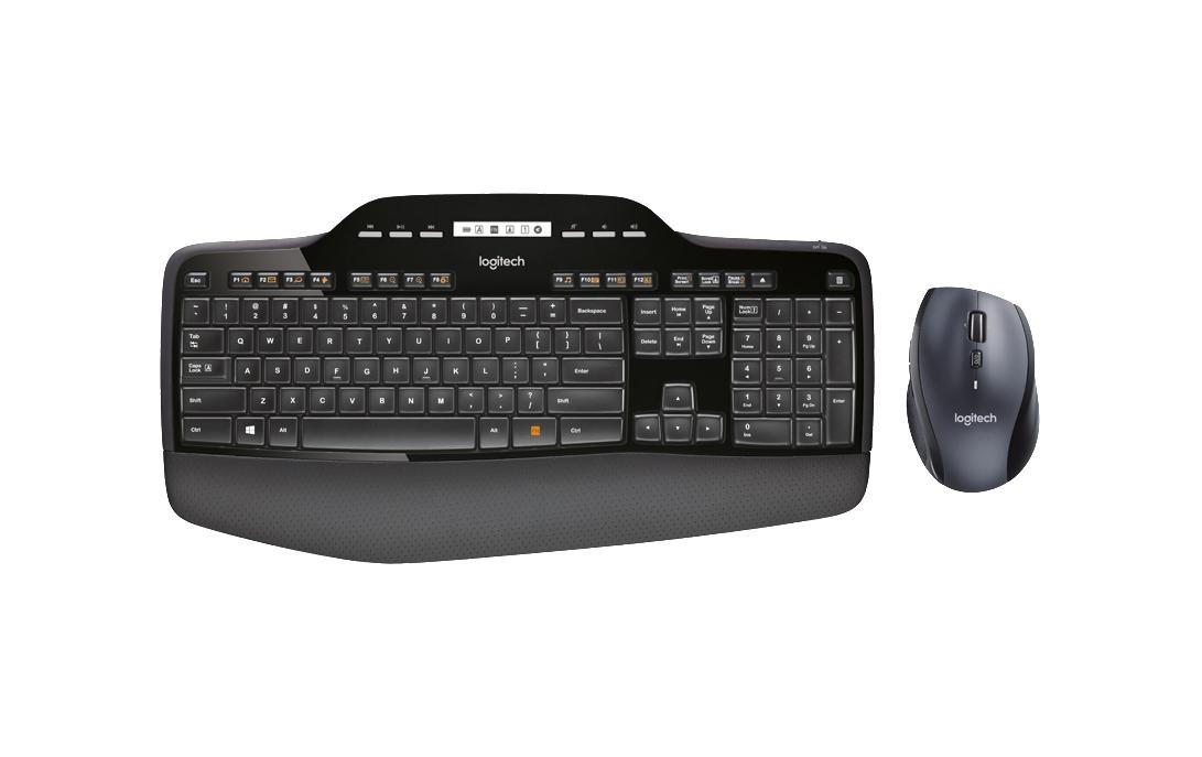 Logitech PC-Tastatur »MK710 UK-Layout«, (Ziffernblock)