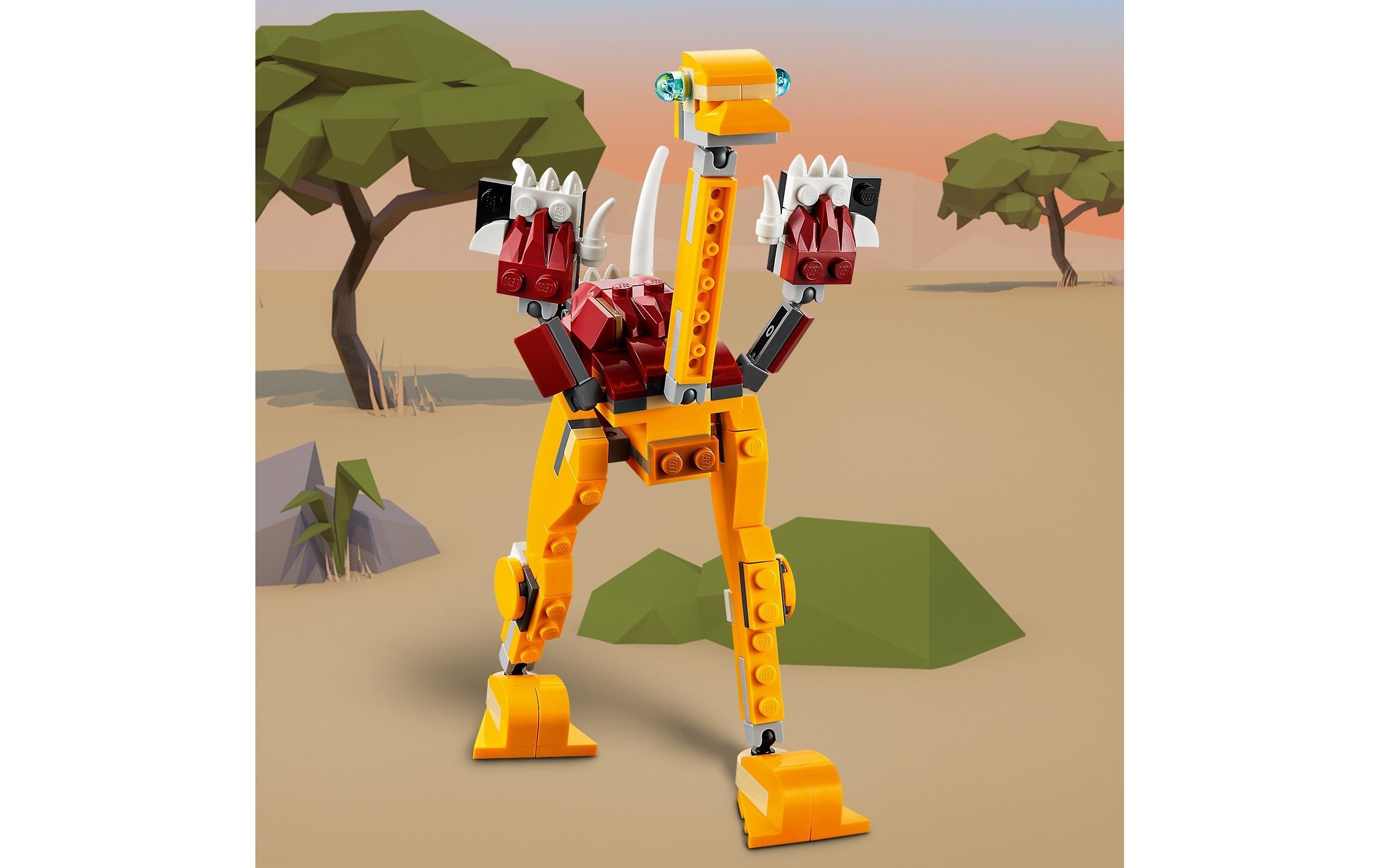 LEGO® Konstruktionsspielsteine »Wilder Löwe 31112«