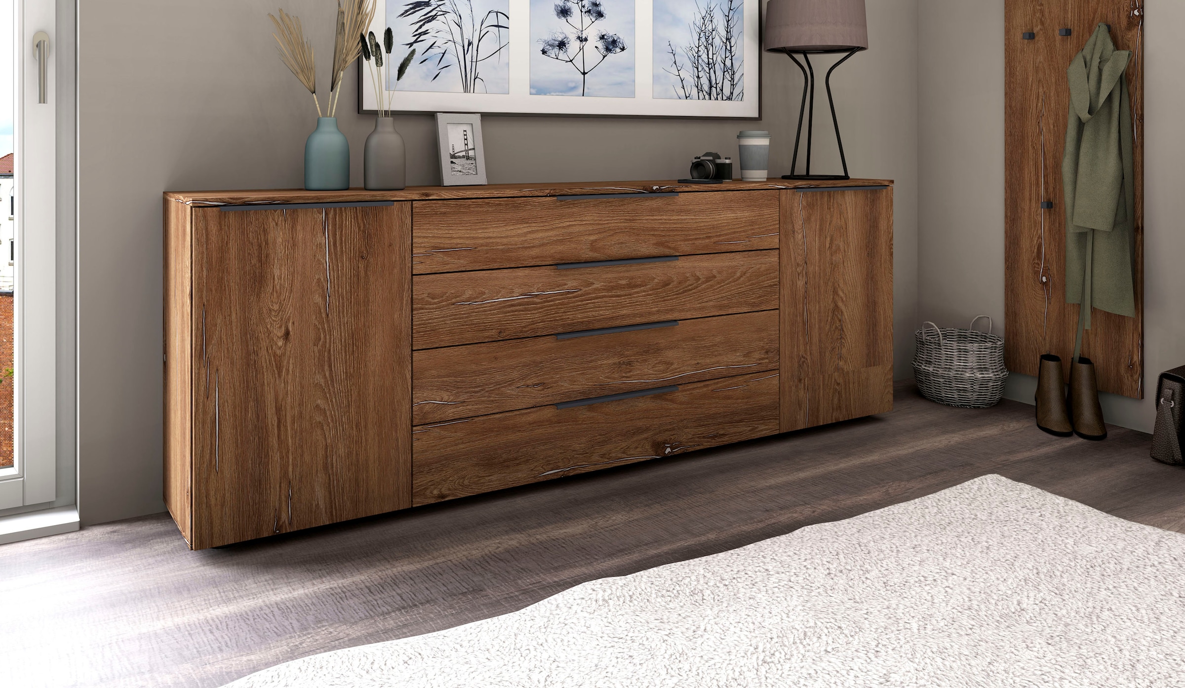 borchardt Möbel Sideboard »Tom«, Breite 200 cm