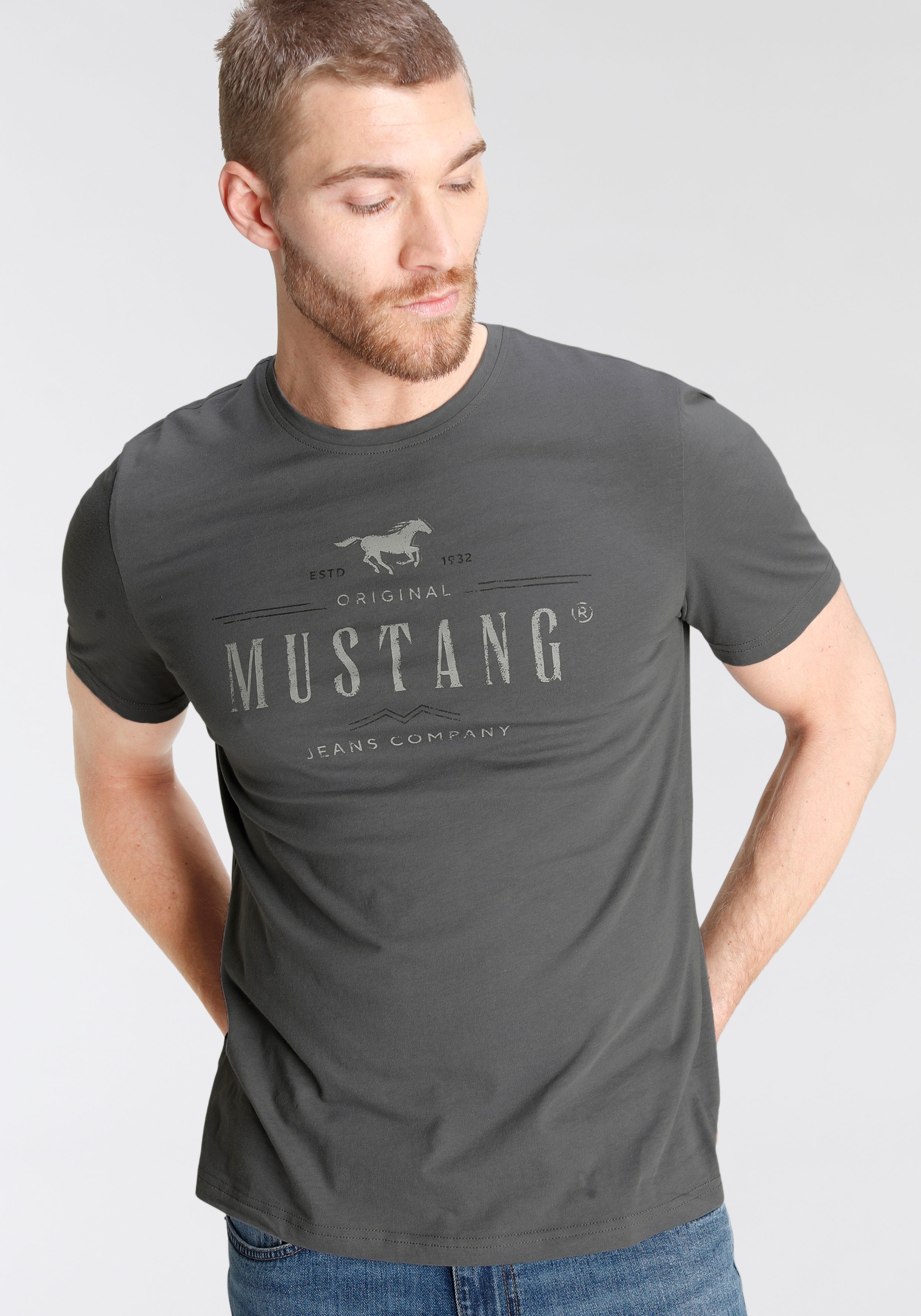 MUSTANG T-Shirt »Alex« online kaufen Jelmoli-Versand 