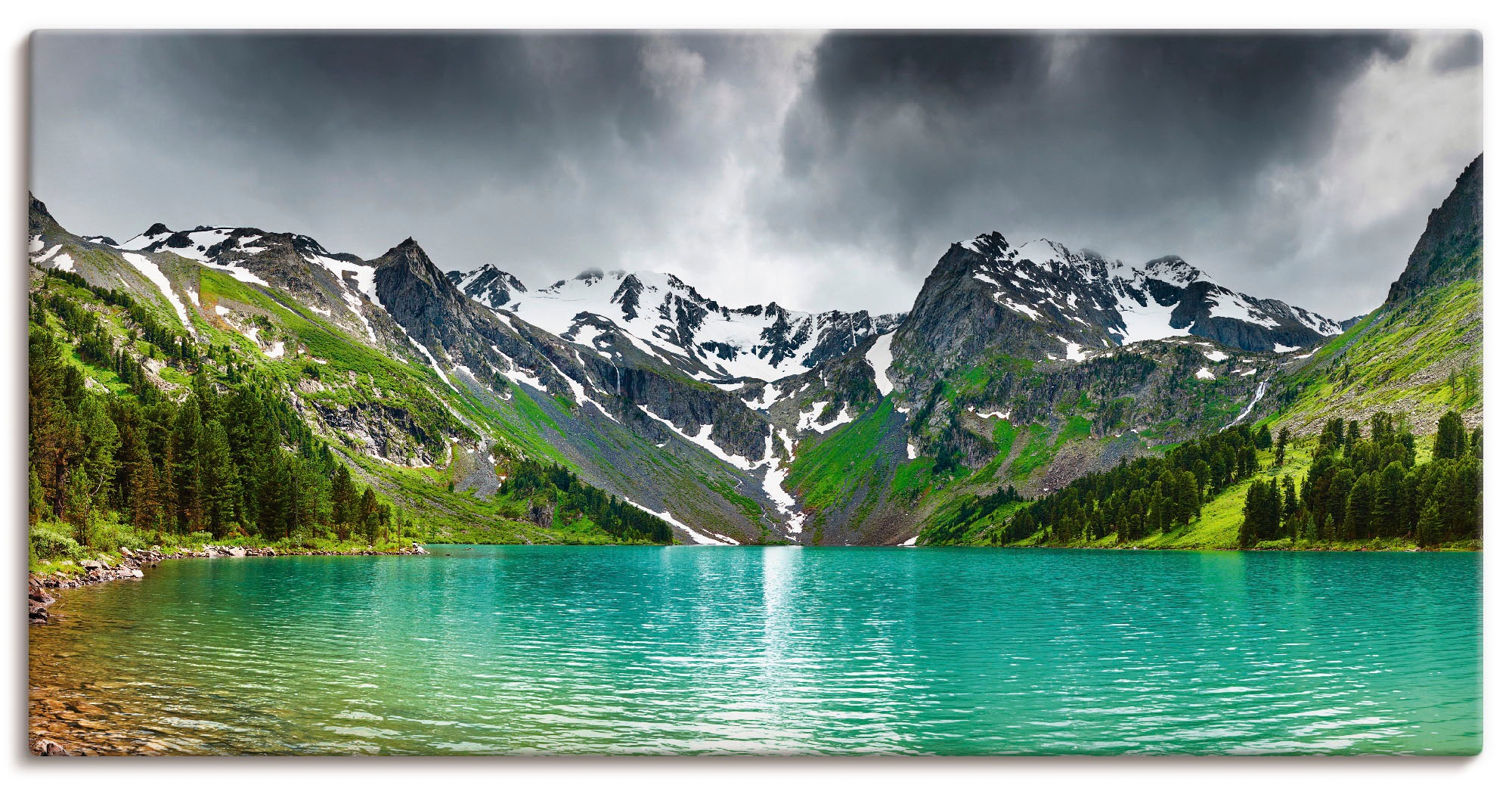 Artland Wandbild »Bergsee«, in Grössen | (1 als Poster kaufen St.), versch. Wandaufkleber online Alubild, Berge, Leinwandbild, Jelmoli-Versand oder