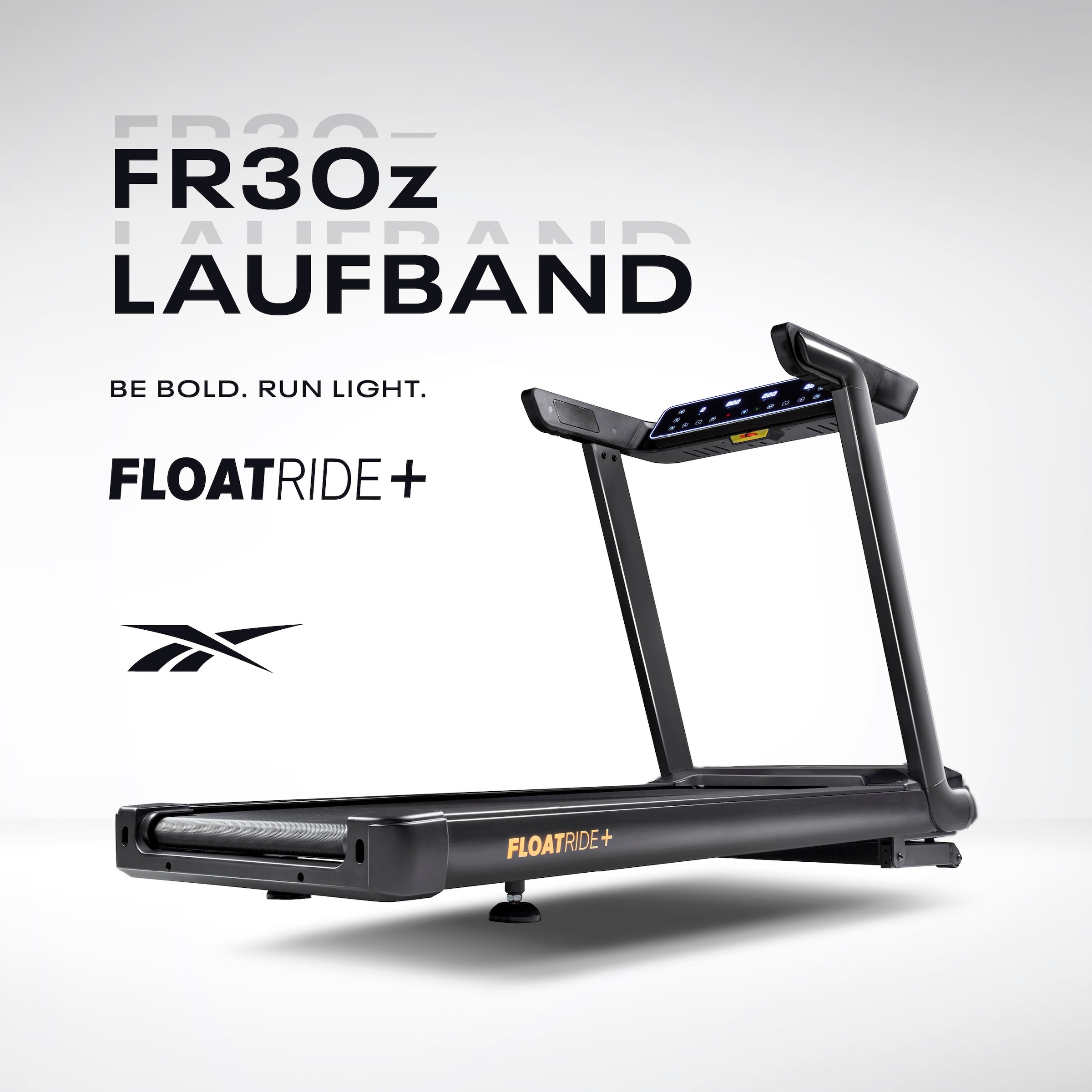 Reebok Laufband »FR30z Floatride«, (mit integriertem Ventilator und Tablet-Halterung), Bluetooth-Schnittstelle