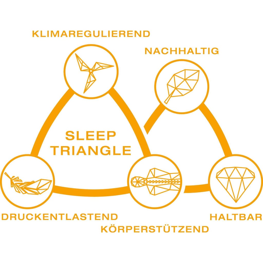 Schlaraffia Gelschaummatratze »GELTEX® Quantum Touch 200«, 20 cm hoch, Raumgewicht: 45 kg/m³, (1 St.), 90 Nächte Probeschlafen!*