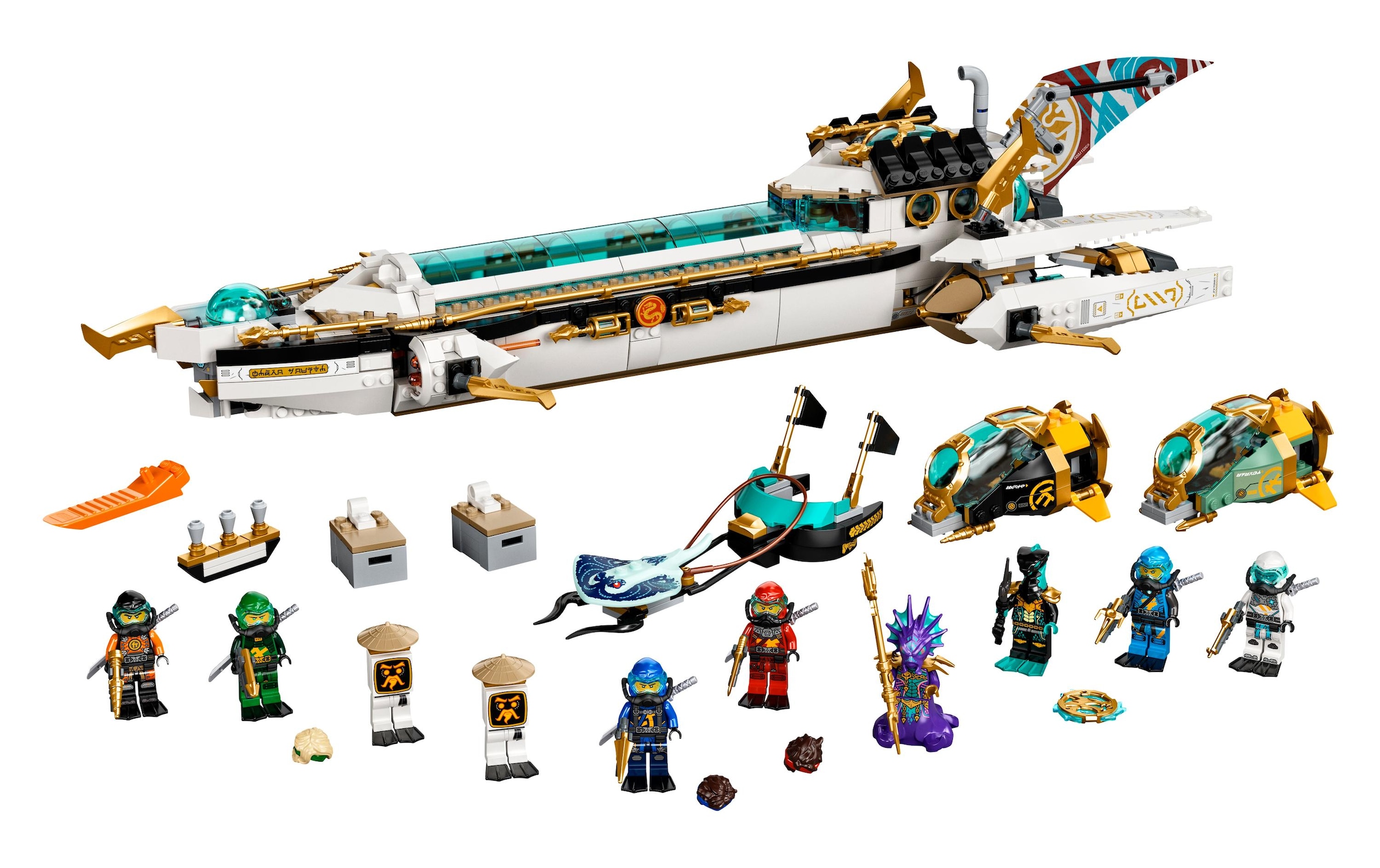 LEGO® Konstruktionsspielsteine »Wassersegler 71756«