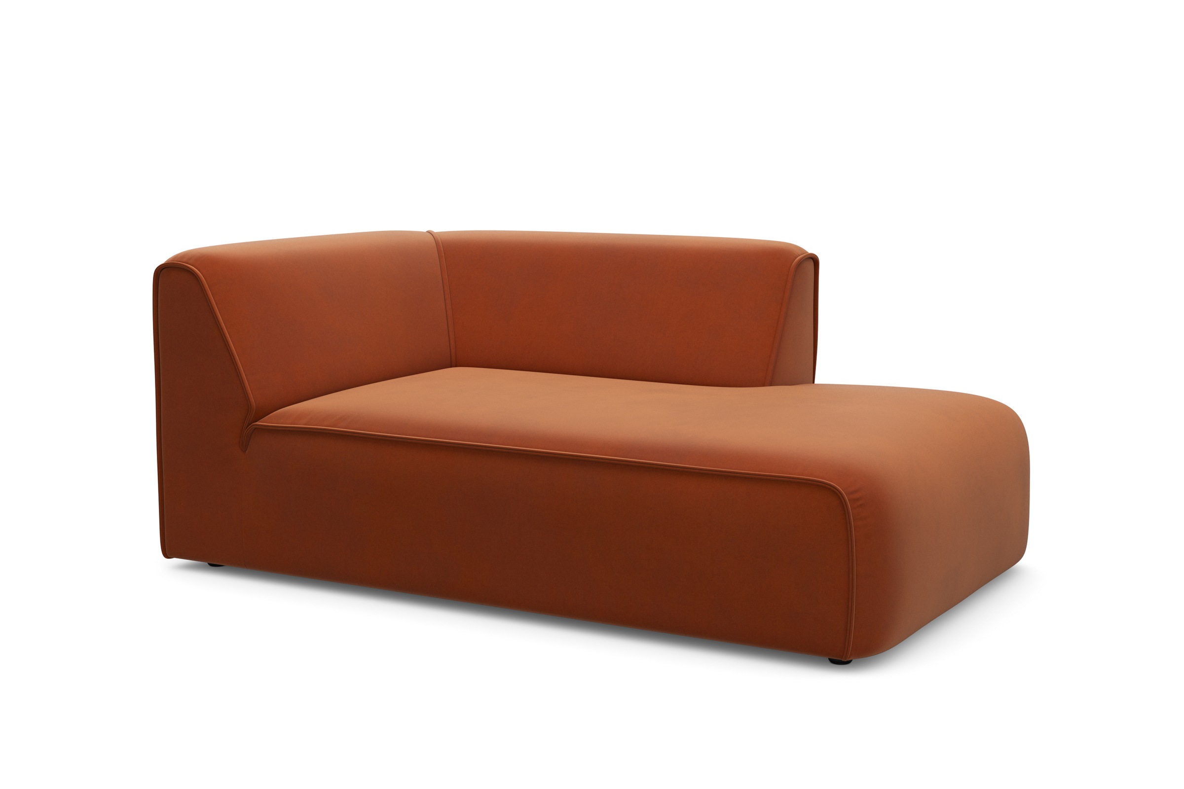 RAUM.ID Ottomane »Merid Chaiselongue, Masse B/T/H: 100/162/70 cm«, als Modul oder separat verwendbar, für individuelle Zusammenstellung
